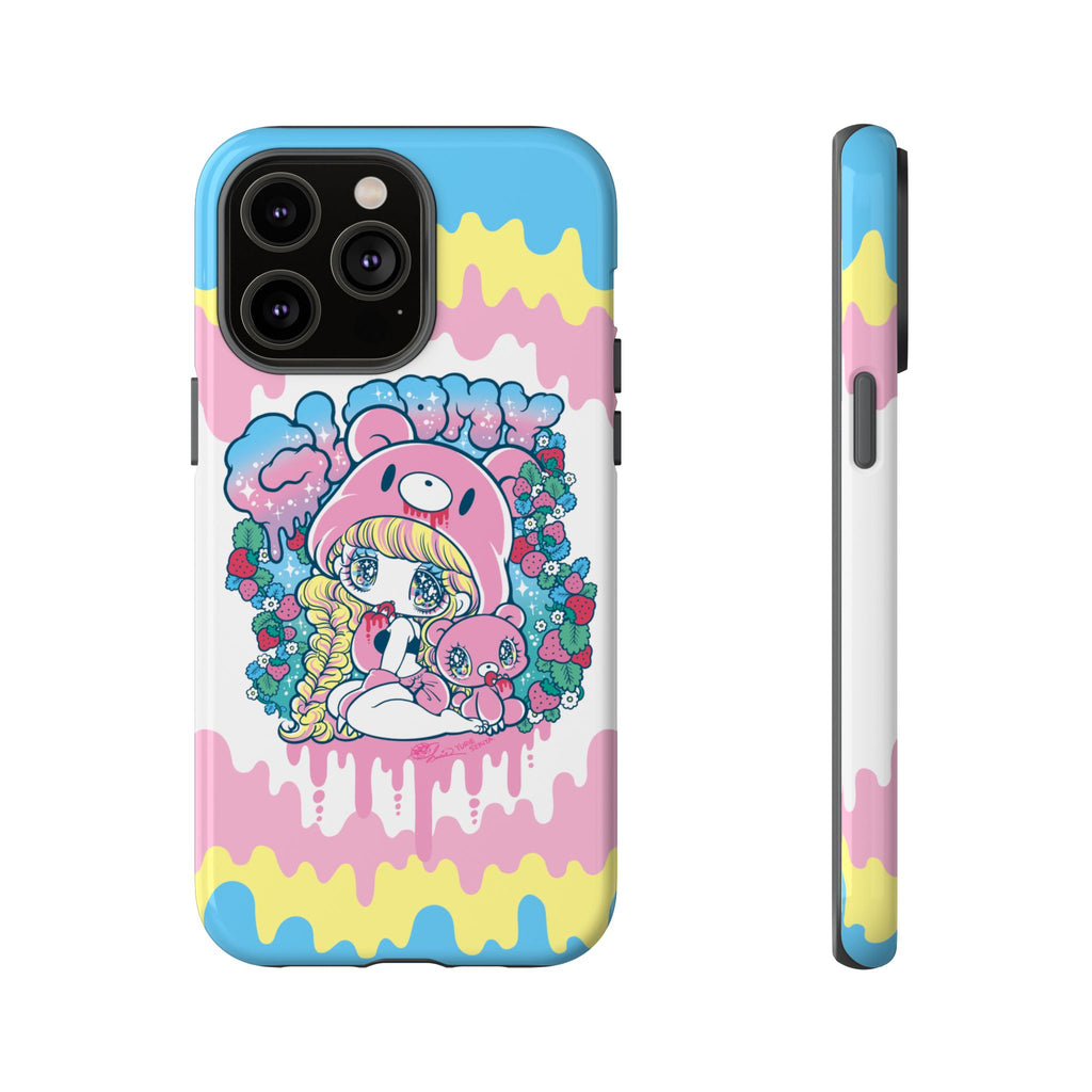 YURIE SEKIYA x GLOOMY BEAR ⭐️ GLOOMY-GIRL STRAWBERRY PHONE CASE