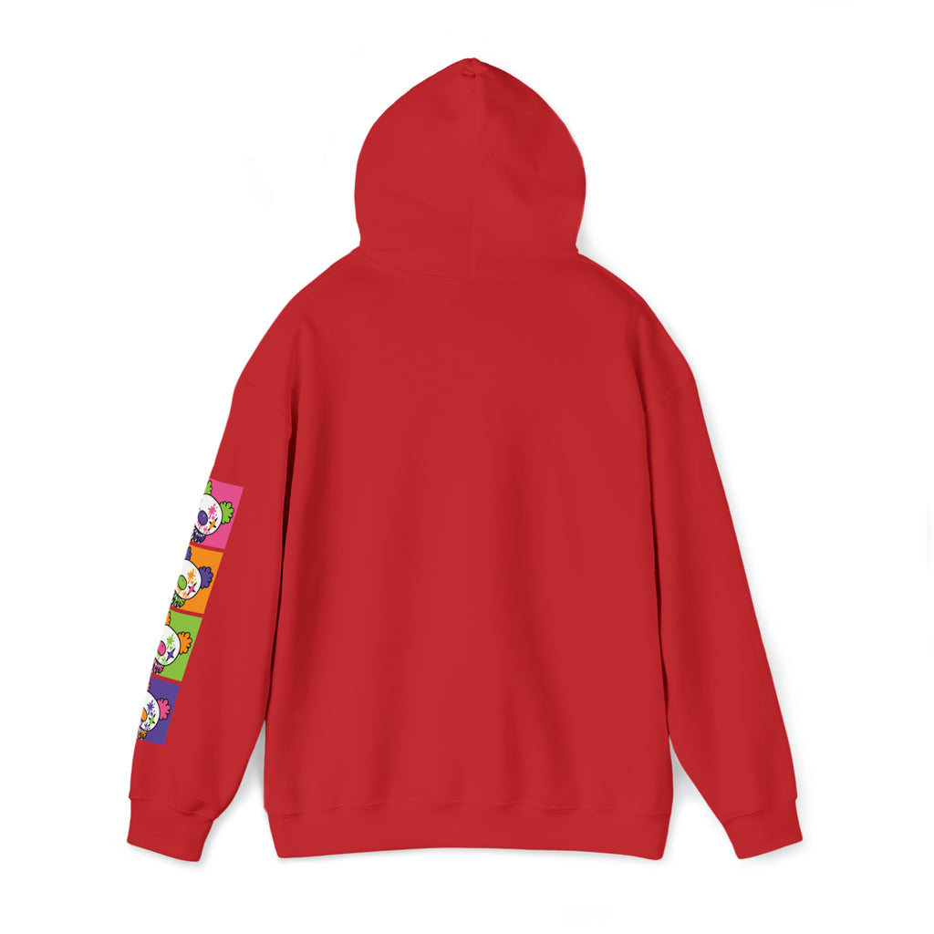 Gloomy Clown Multicolor Unisex Hooded Sweatshirt