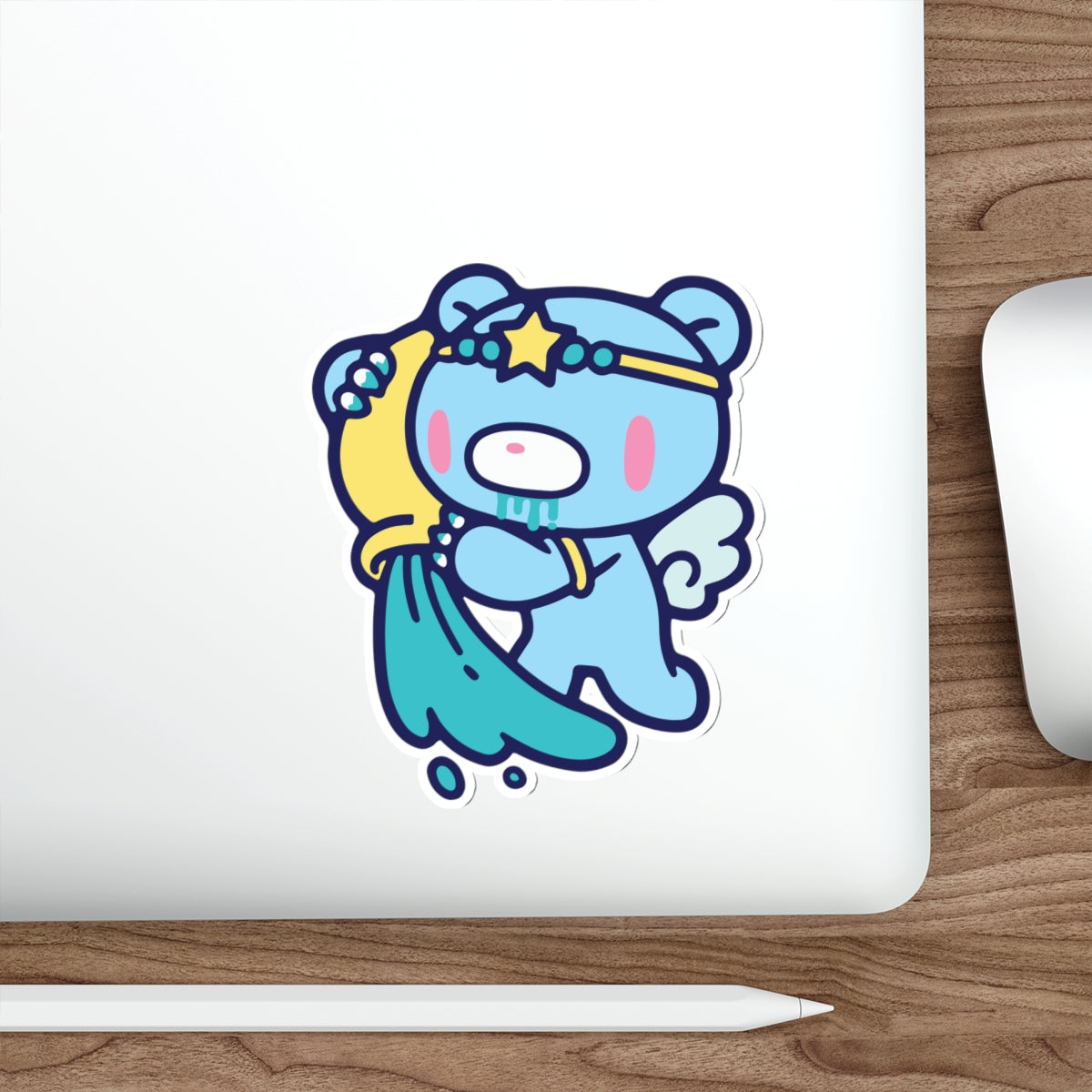Gloomy Zodiac Aquarius Die-Cut Stickers