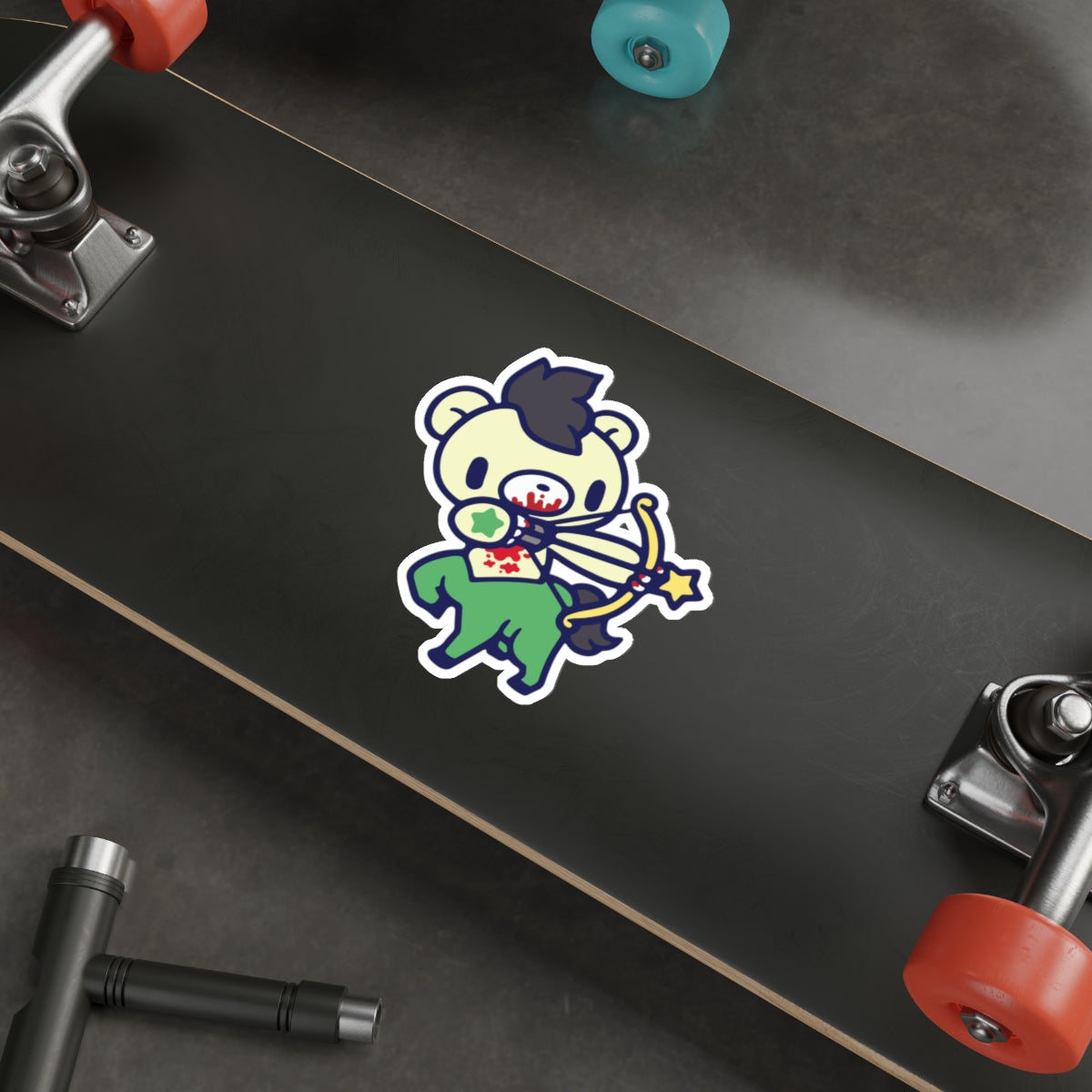 Gloomy Zodiac Sagittarius Die-Cut Stickers