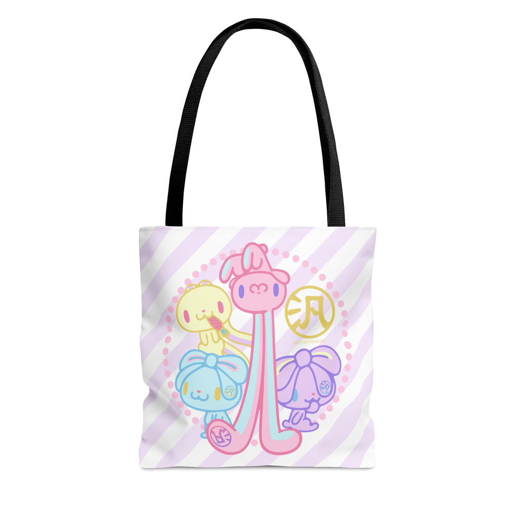 Group Pastel All Purpose Bunny Tote Bag