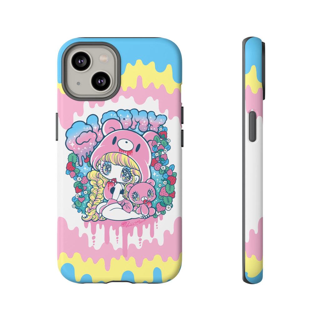 YURIE SEKIYA x GLOOMY BEAR ⭐️ GLOOMY-GIRL STRAWBERRY PHONE CASE