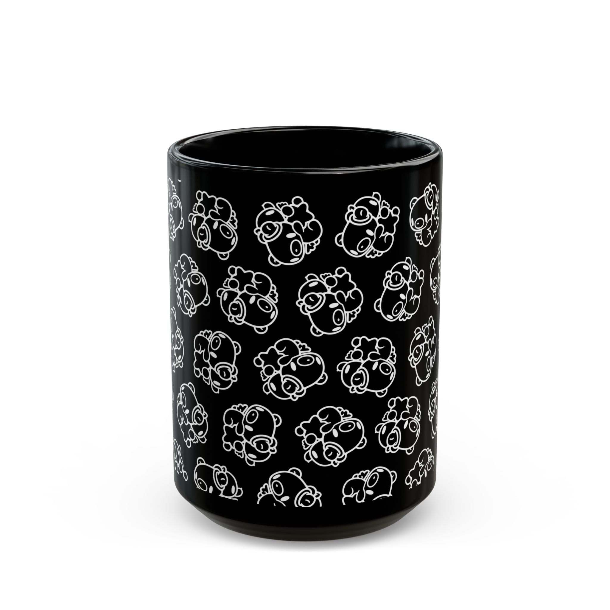 gloomy gemini zodiac Black Mug (11oz, 15oz)