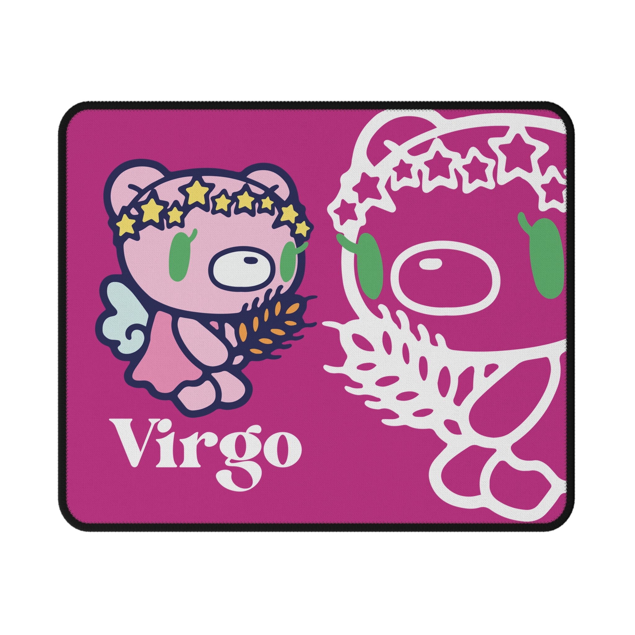 Zodiac Gloomy Bear Virgo Non-Slip Gaming Mouse Pad