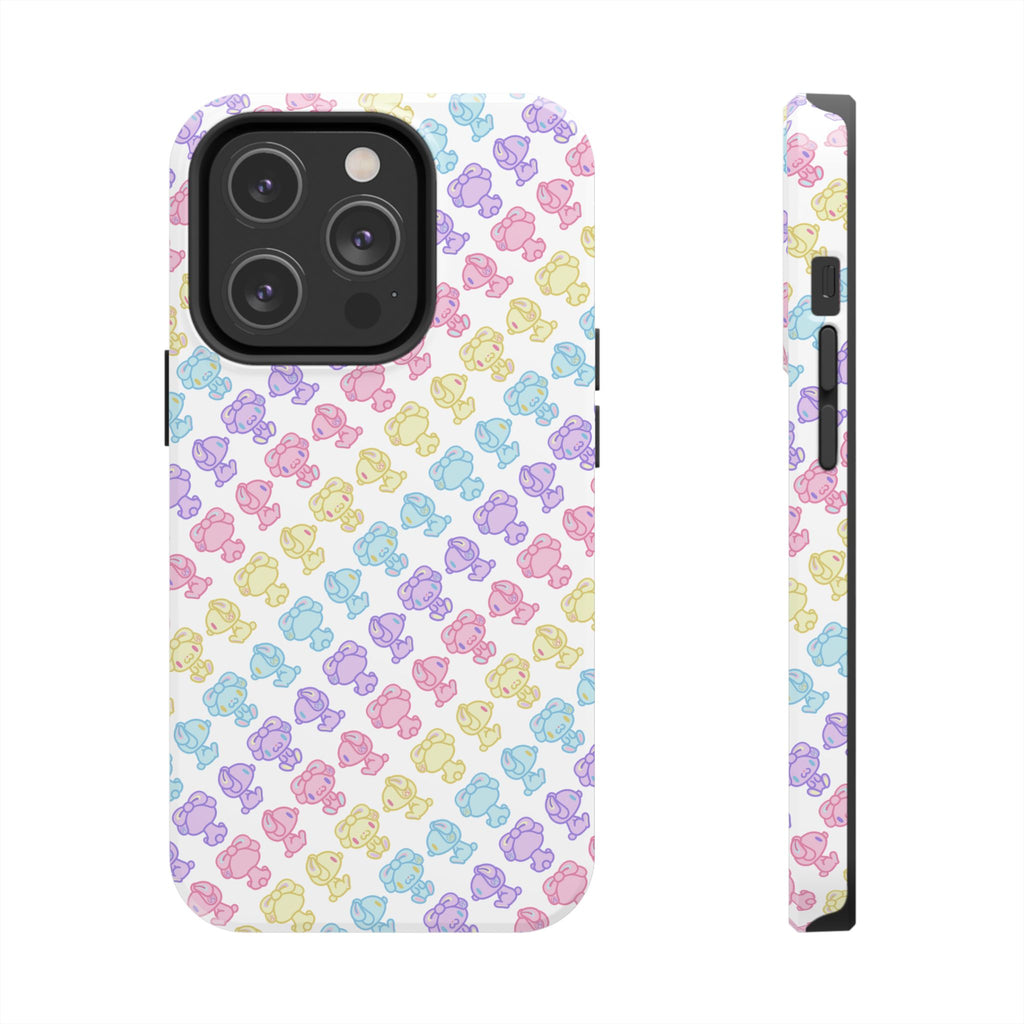 Rotating Pastel All Purpose Bunny - iPhone Case