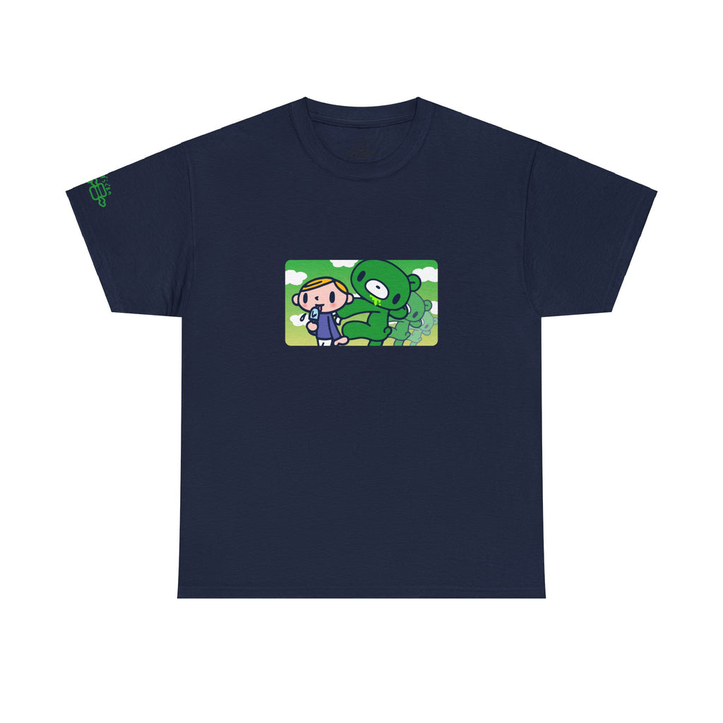 Sneak Up Green Gloomy Bear Tee