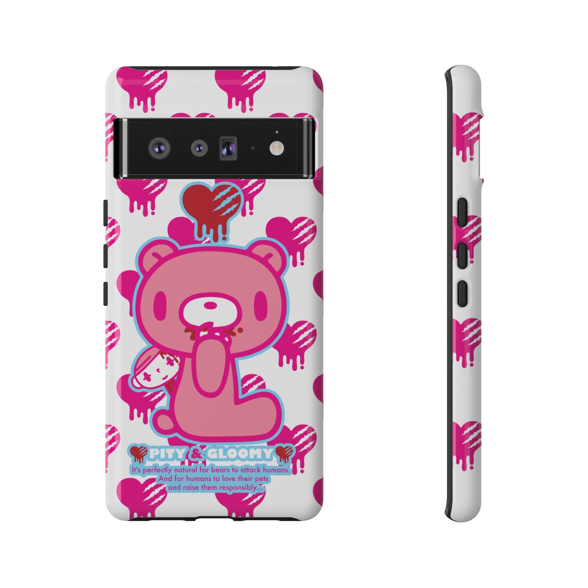 Gloomy Bear White - Tough Phone Case