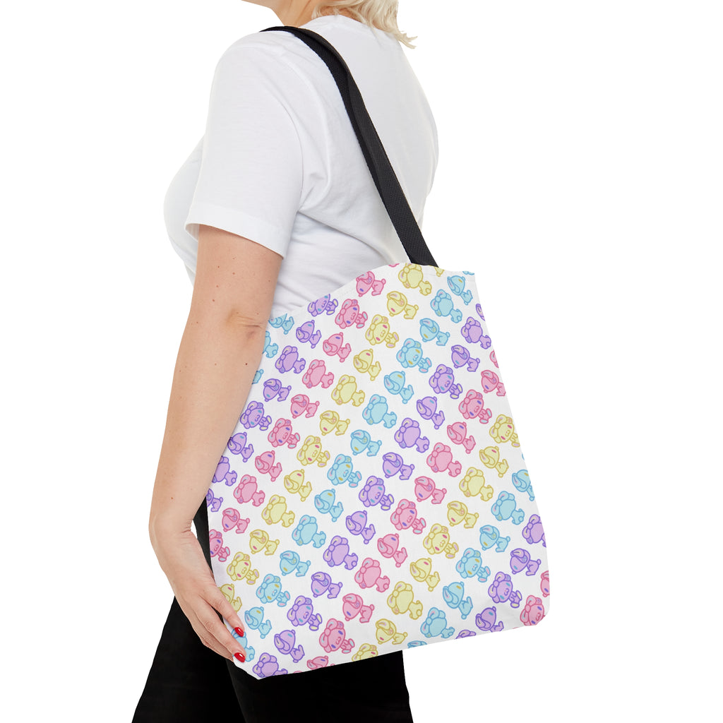 Rotating Pastel All Purpose Bunny Tote Bag