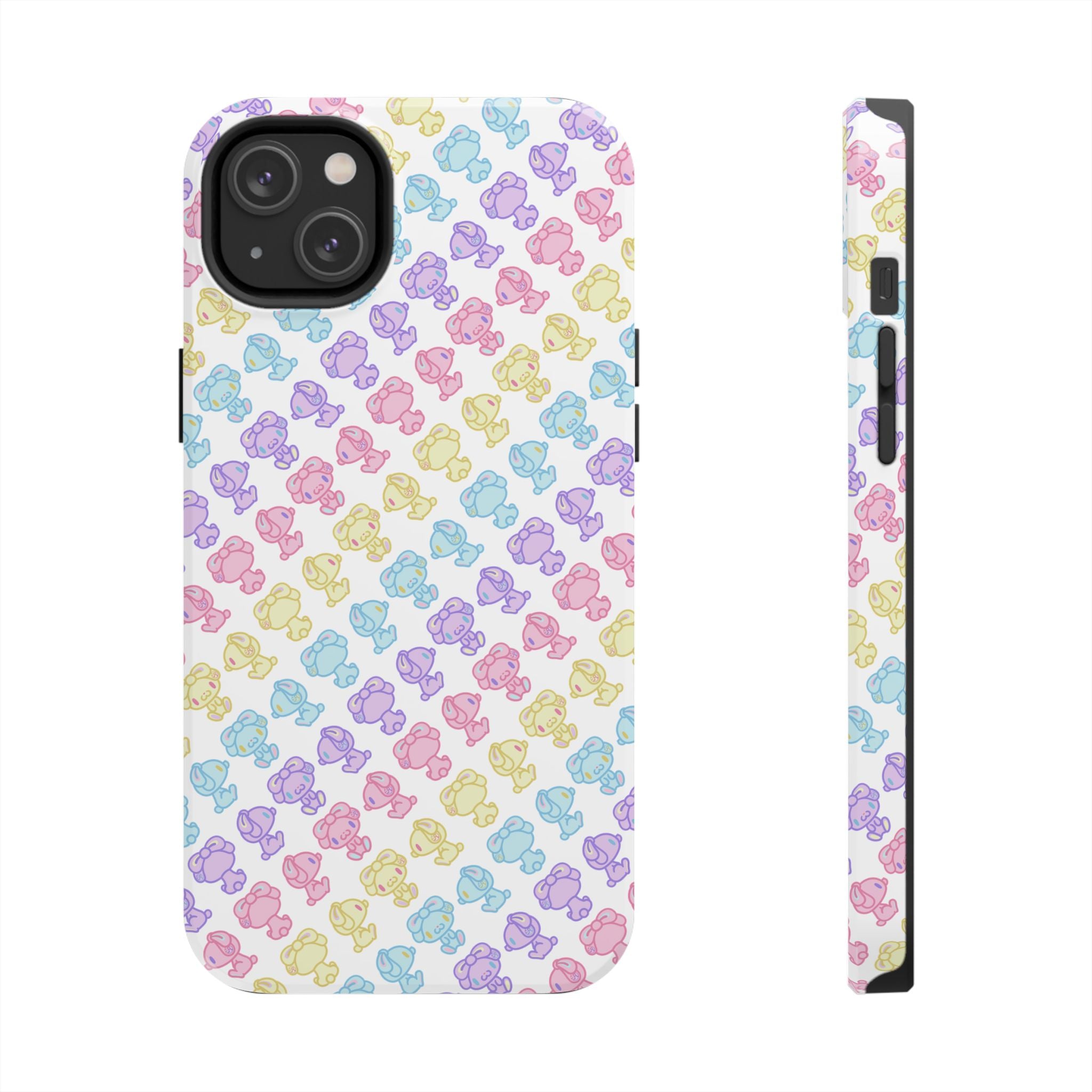 Rotating Pastel All Purpose Bunny - iPhone Case