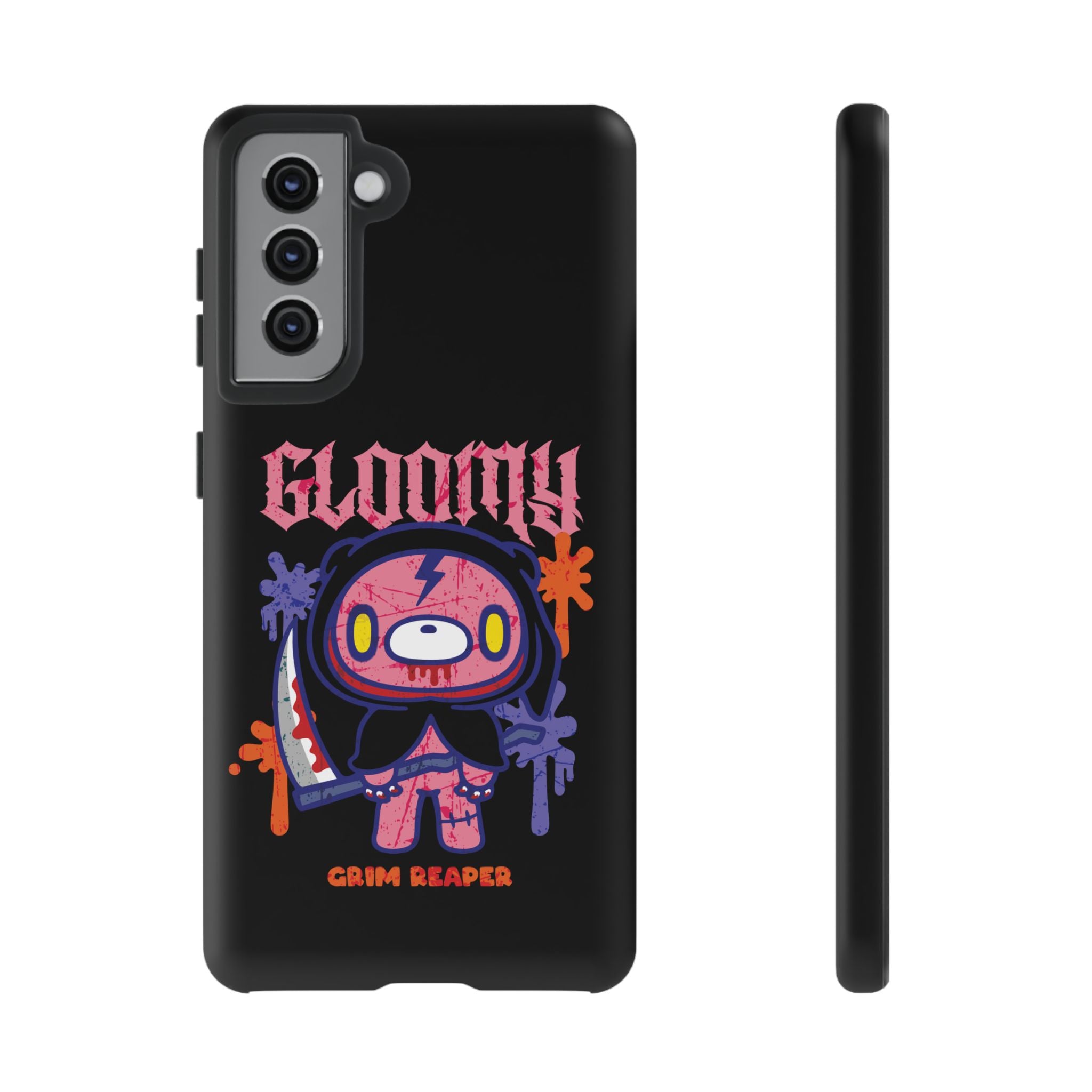 Gloomy bear Halloween grim reaper Phone Case