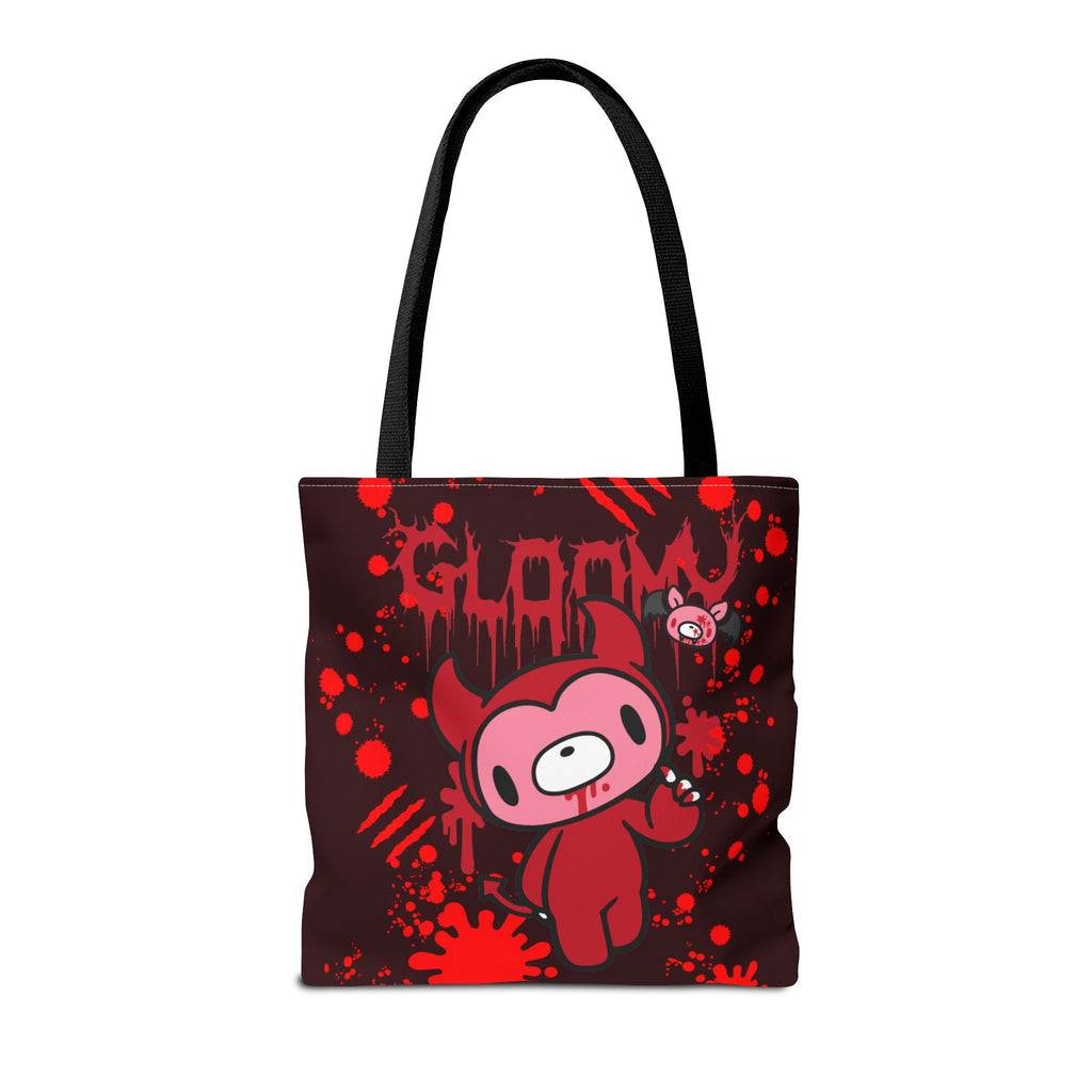 Gloomy Bear Halloween Devil Tote Bag - 2024