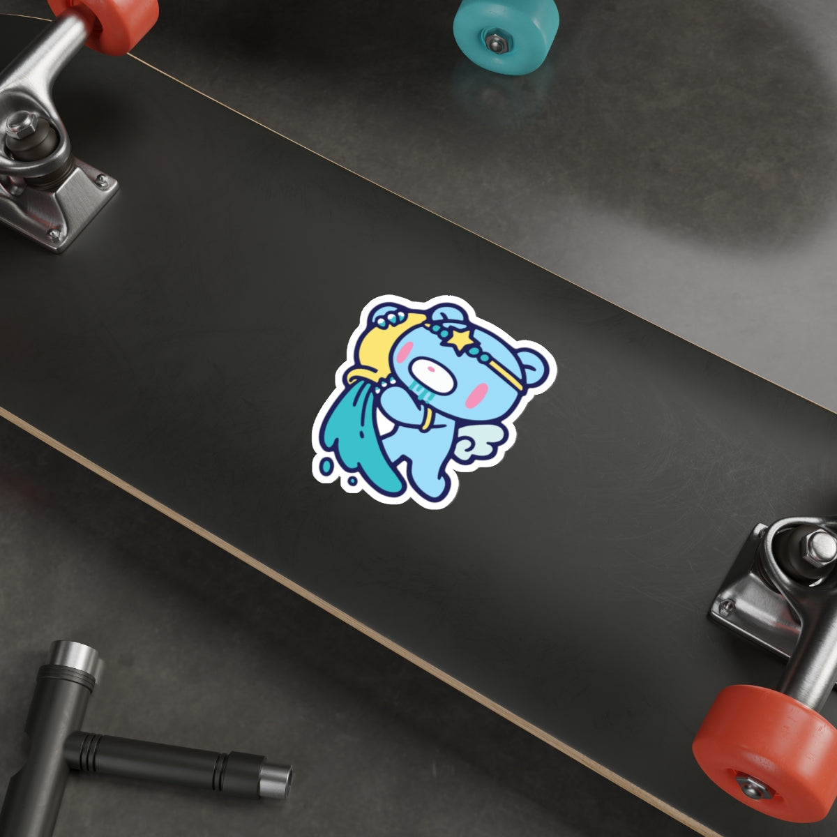 Gloomy Zodiac Aquarius Die-Cut Stickers