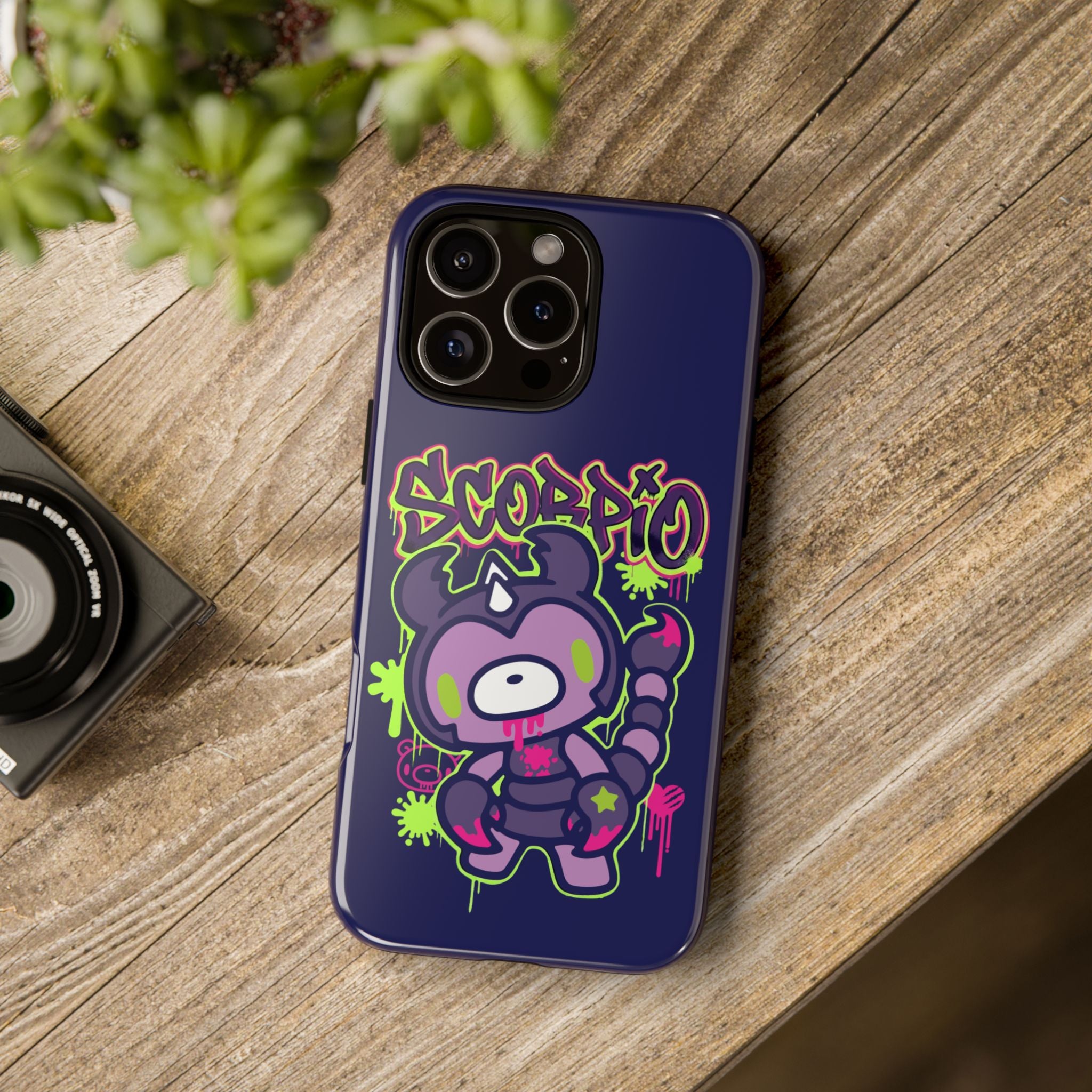 Zodiac Scorpio Gloomy Bear Phone Case