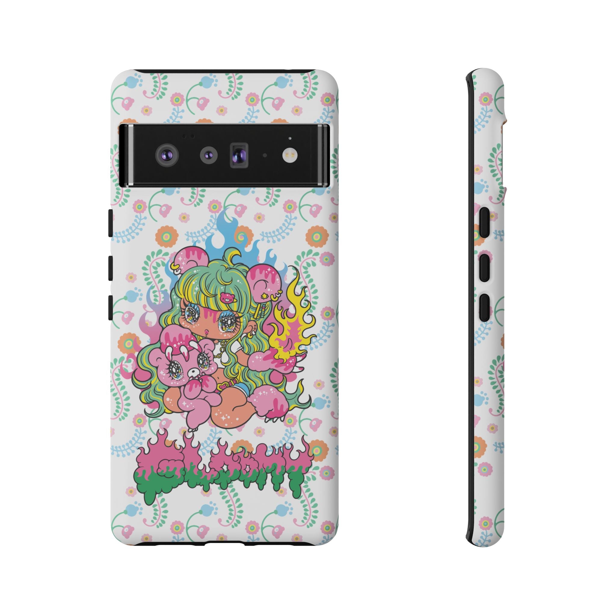 YURIE SEKIYA X GLOOMY BEAR ⭐️ FIRE GIRL PHONE CASE