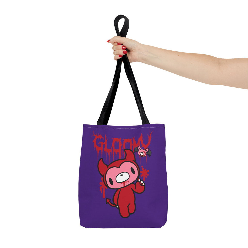 Gloomy Bear Halloween Devil Tote Bag - 2024