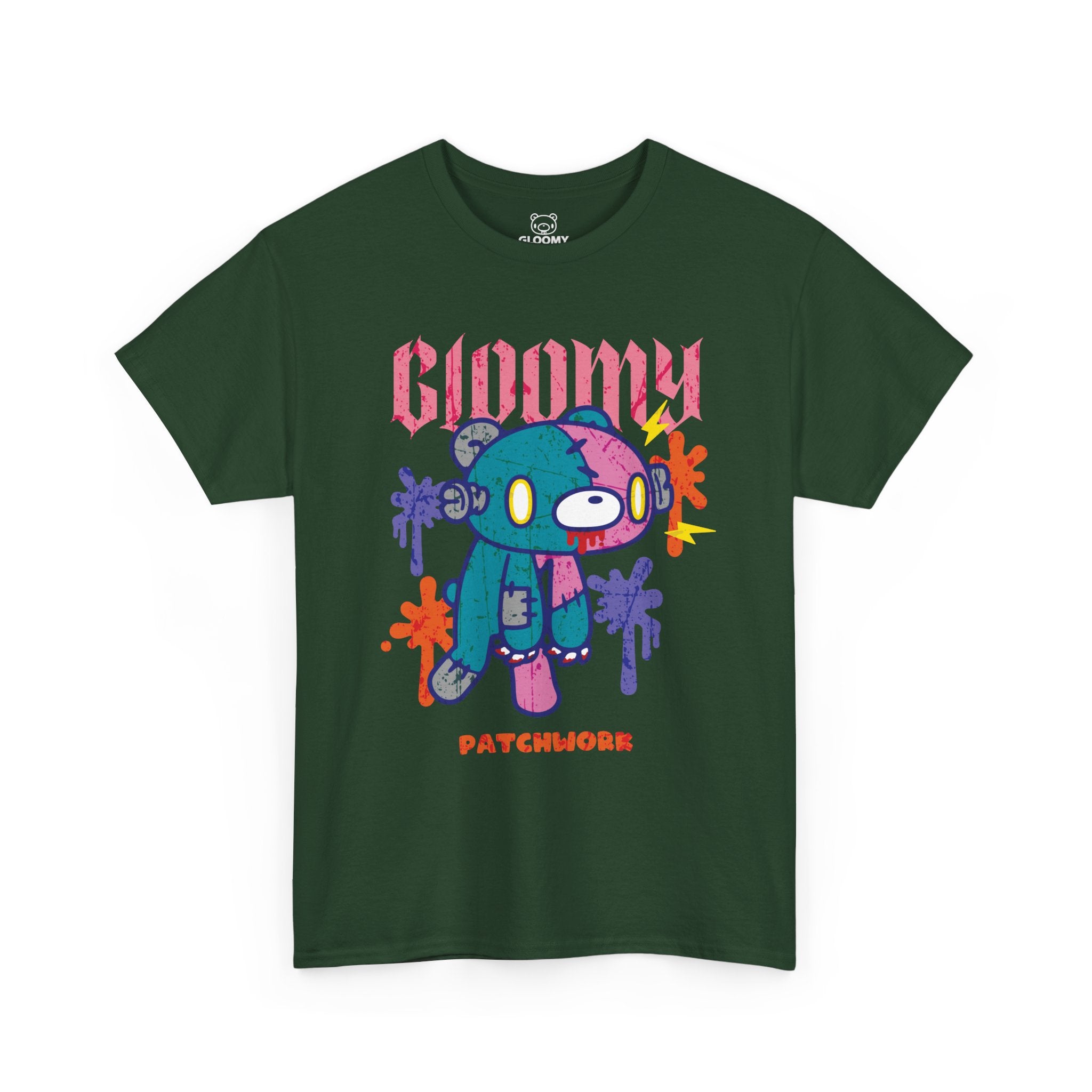 Gloomy Halloween Patchwork T-Shirt