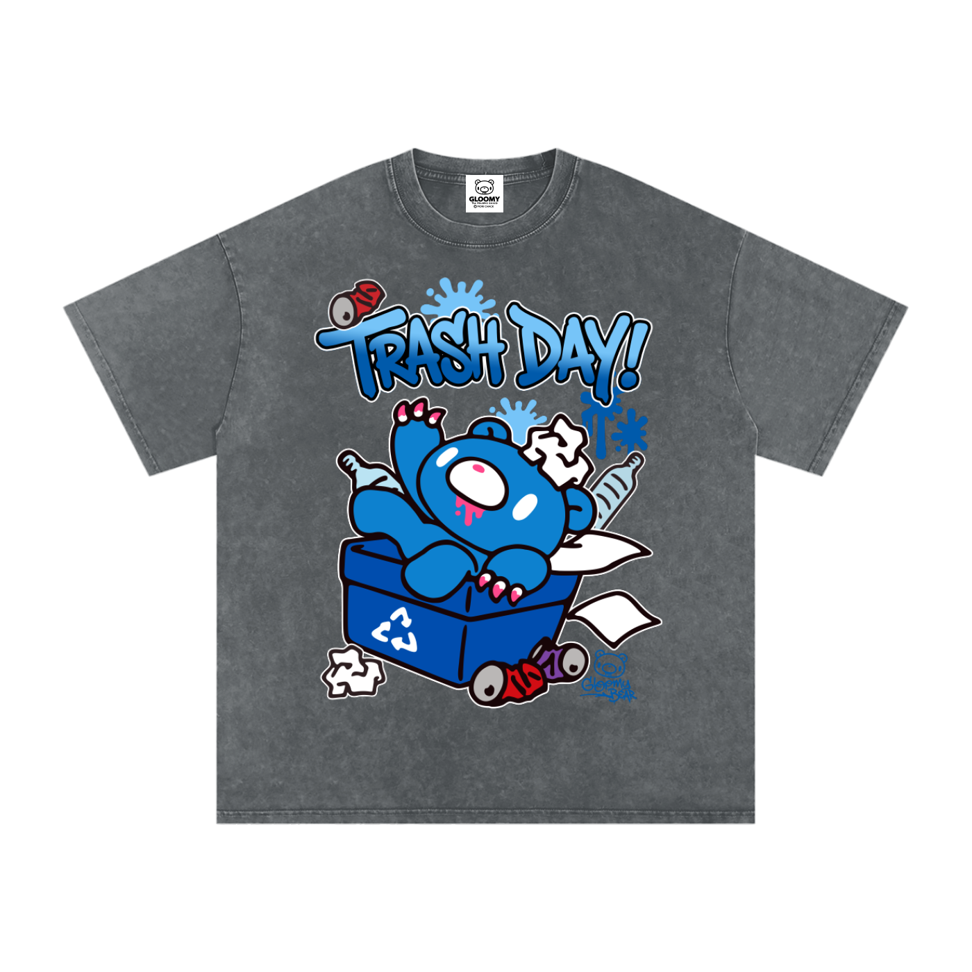 Gloomy Trash Collections Acid Wash T