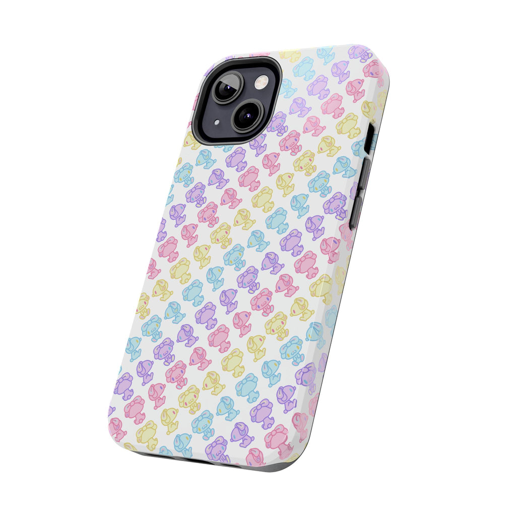 Rotating Pastel All Purpose Bunny - iPhone Case