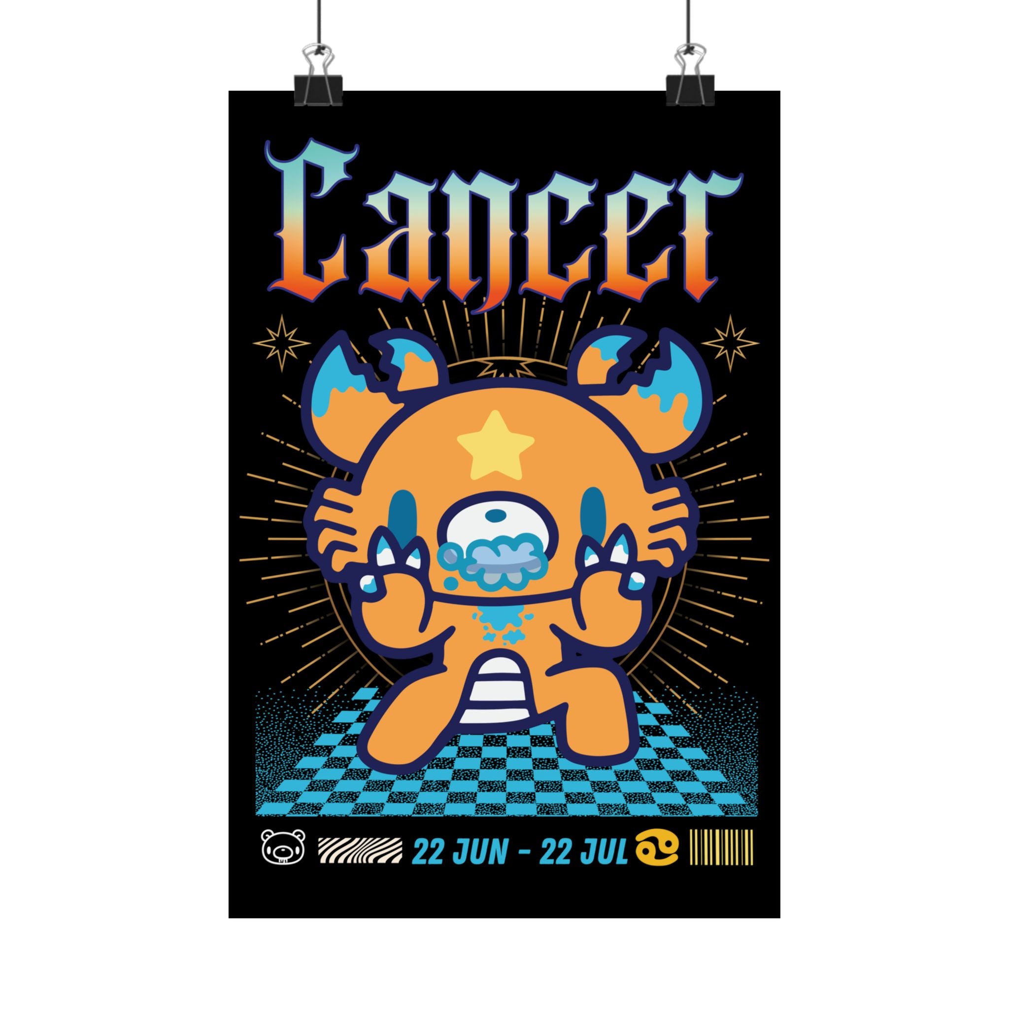 Cancer Zodiac Satin Posters (300gsm)