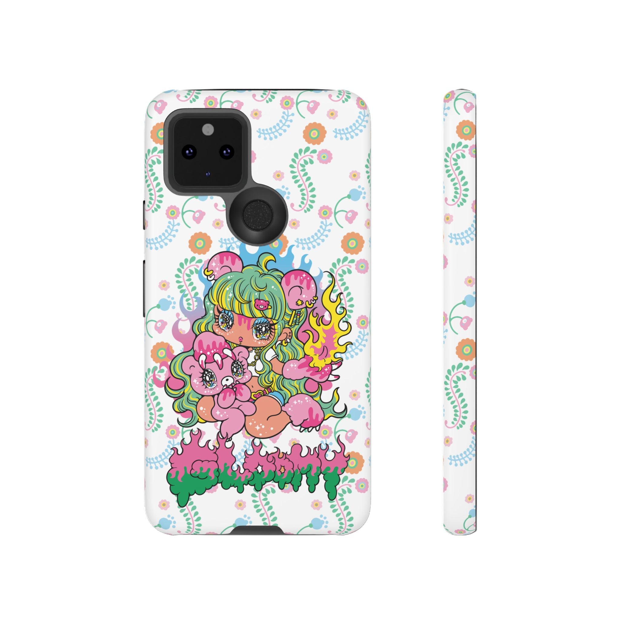 YURIE SEKIYA X GLOOMY BEAR ⭐️ FIRE GIRL PHONE CASE