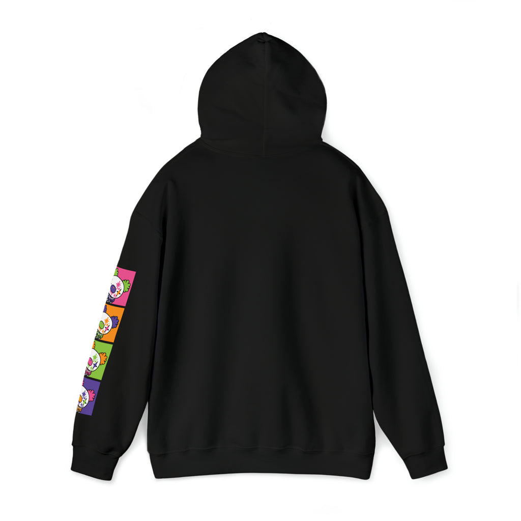 Gloomy Clown Multicolor Unisex Hooded Sweatshirt