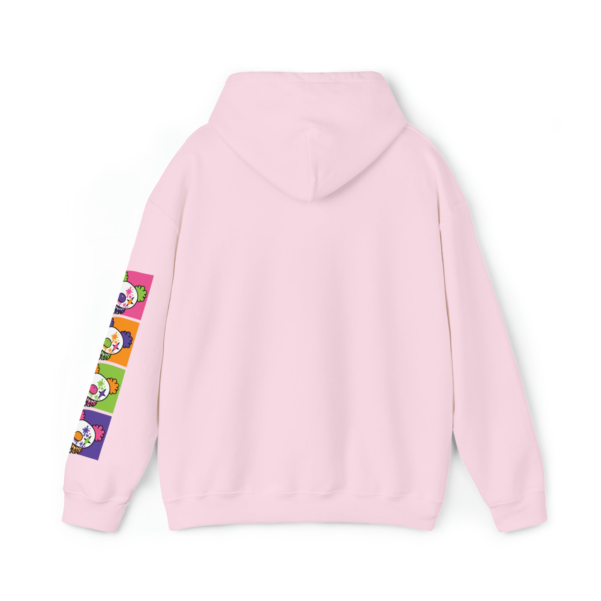 Gloomy Clown Multicolor Unisex Hooded Sweatshirt