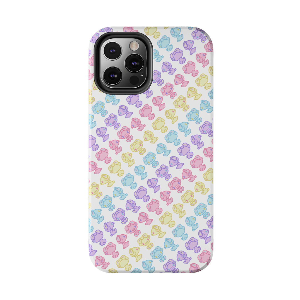 Rotating Pastel All Purpose Bunny - iPhone Case