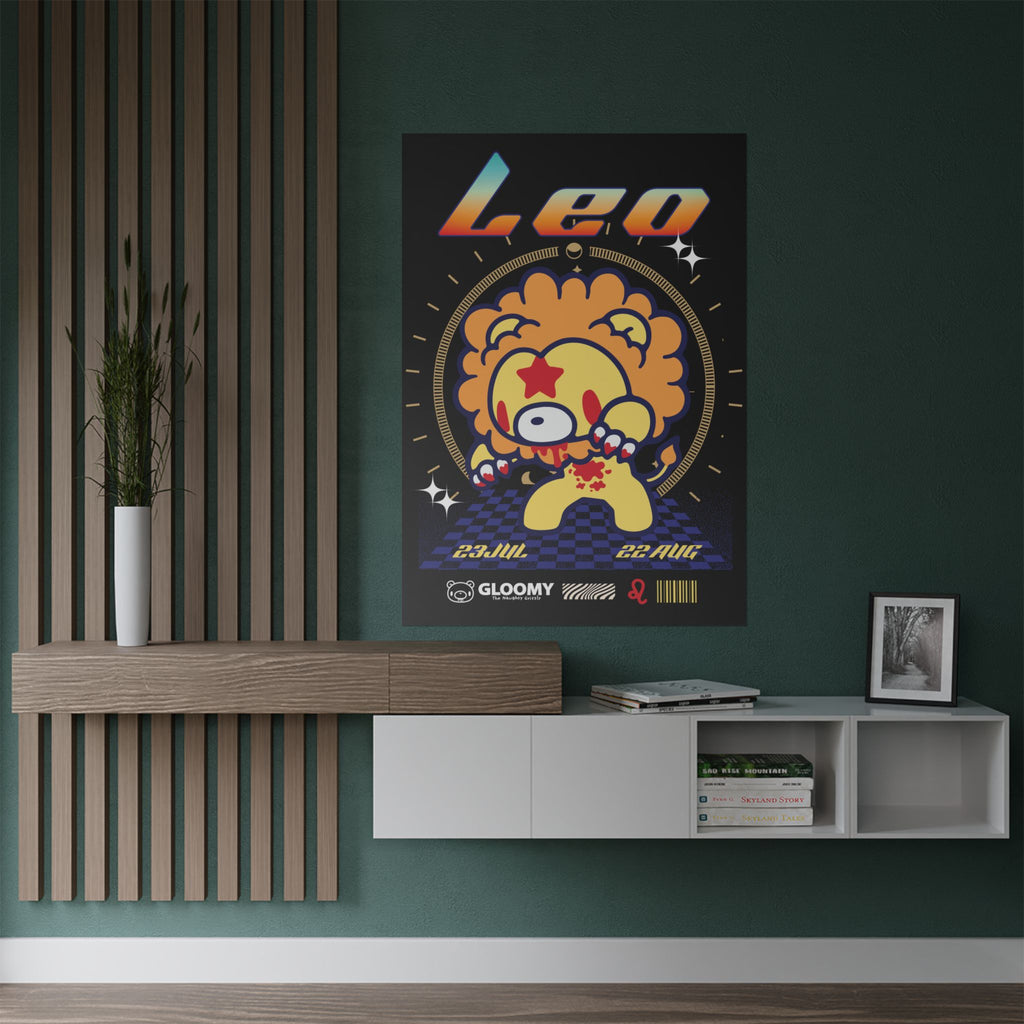 Leo Zodiac Satin Posters (300gsm)