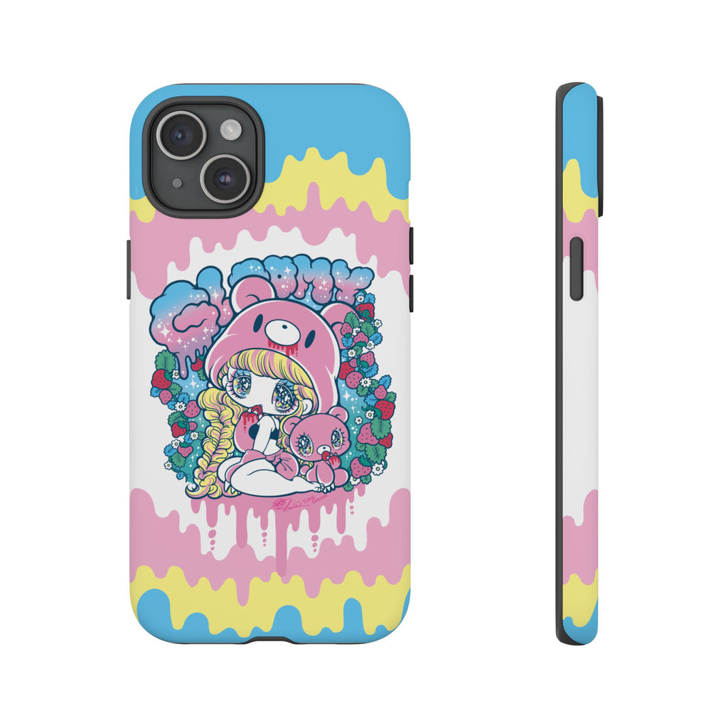 YURIE SEKIYA x GLOOMY BEAR ⭐️ GLOOMY-GIRL STRAWBERRY PHONE CASE