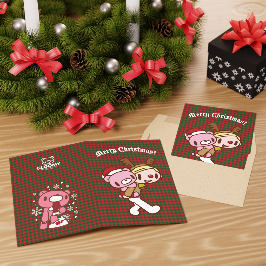 Gloomy Christmas Greeting Cards (1 or 10-pcs)