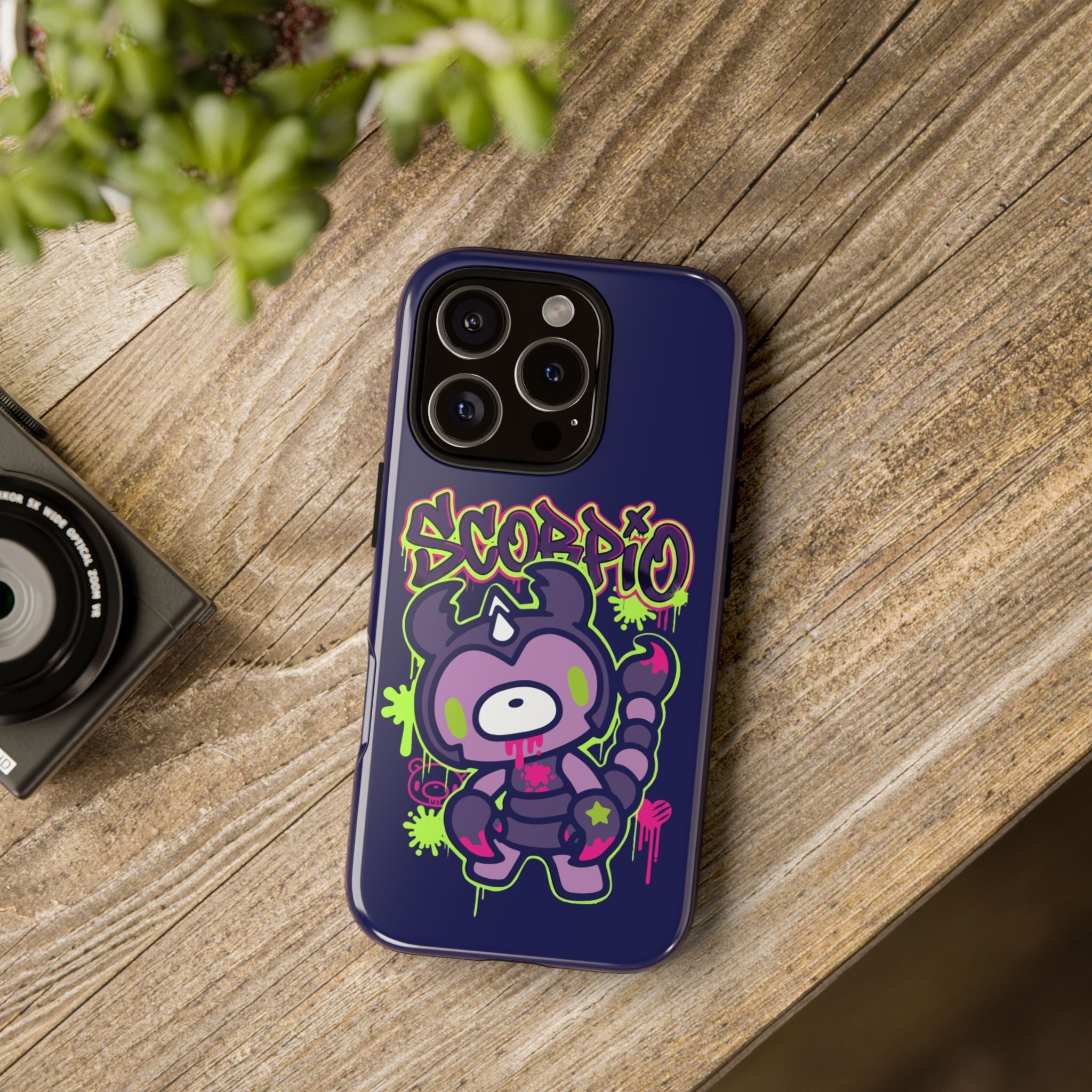 Zodiac Scorpio Gloomy Bear Phone Case