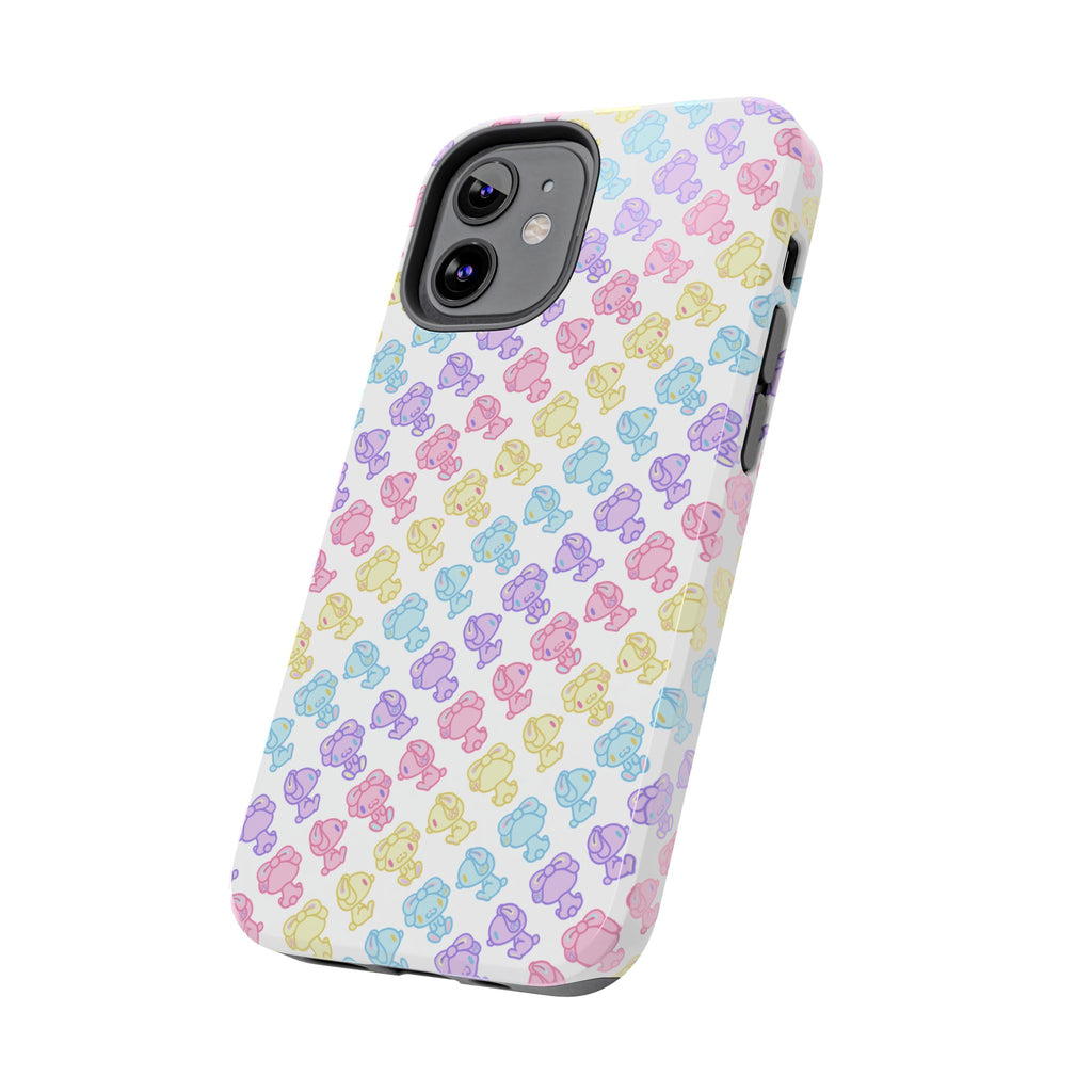 Rotating Pastel All Purpose Bunny - iPhone Case