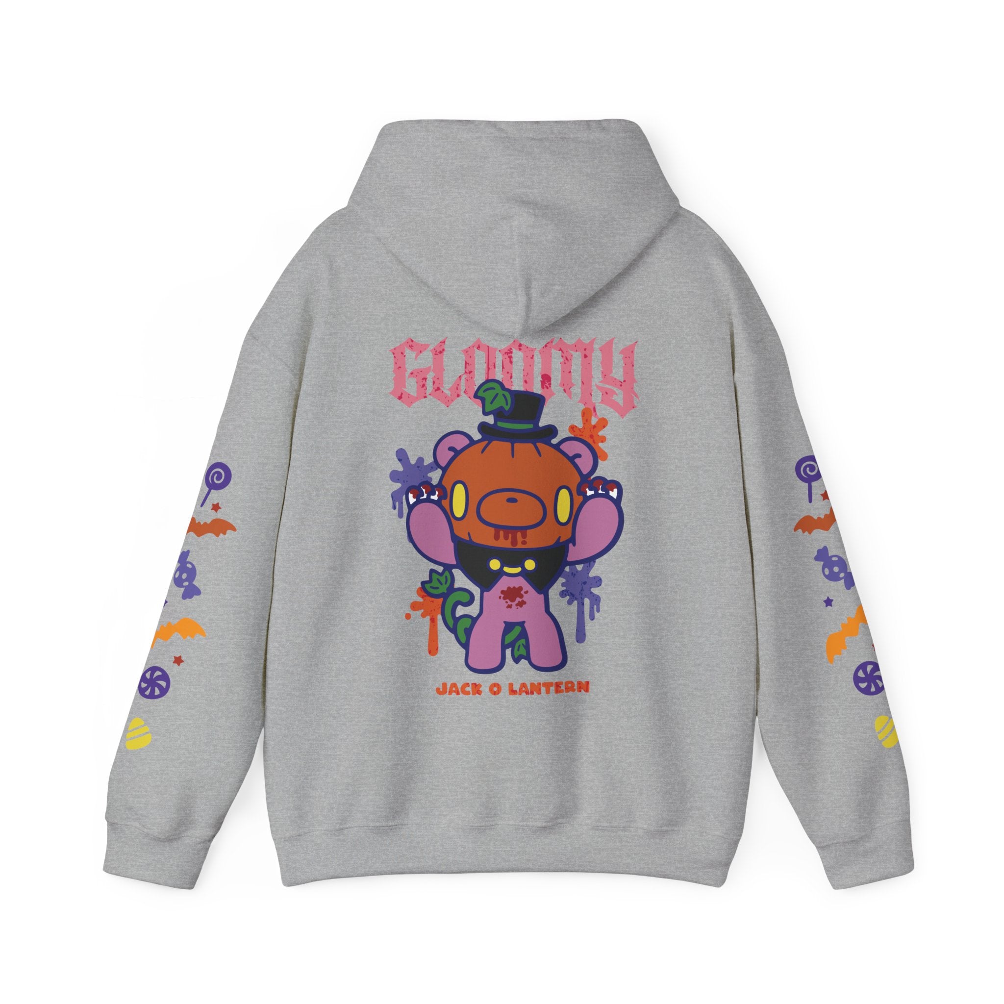 Halloween Jack O lantern Gloomy Bear Hoodie