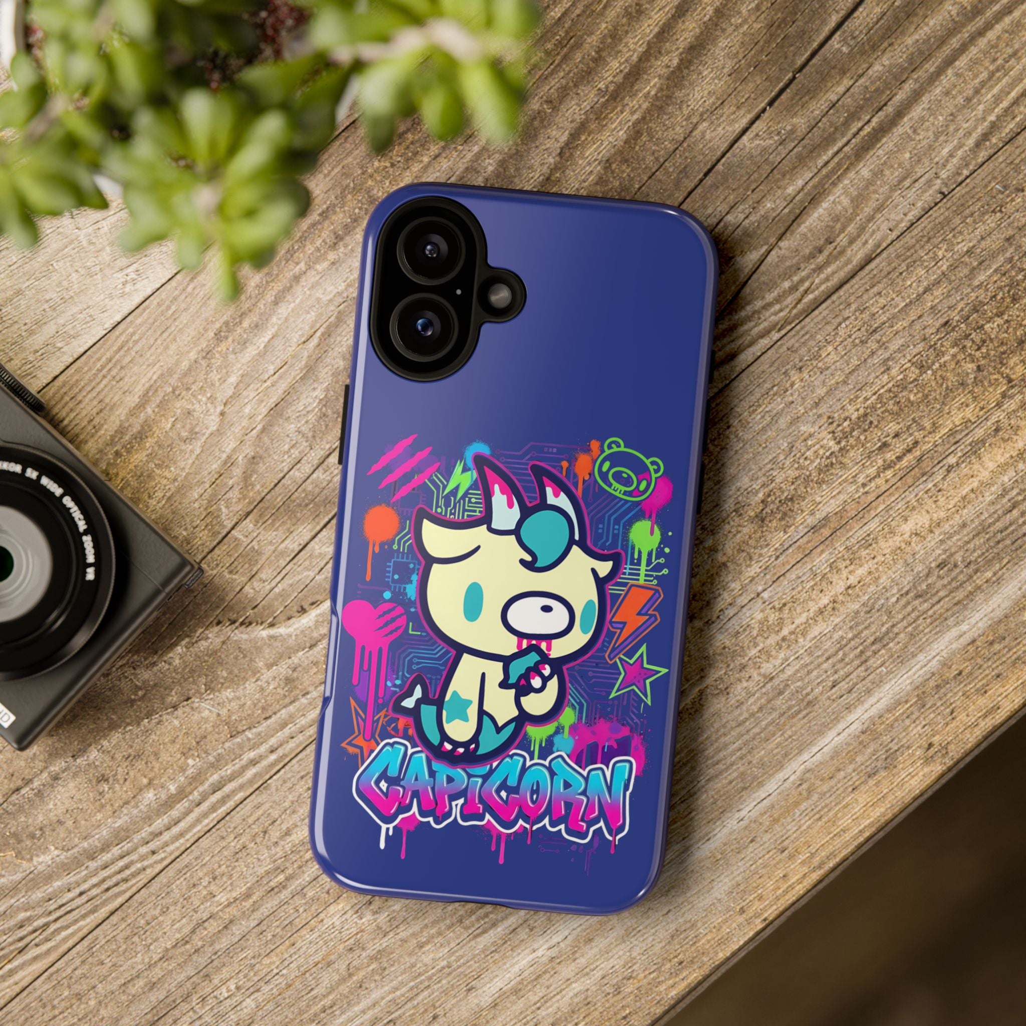 Zodiac Capricorn Gloomy Bear Phone Case