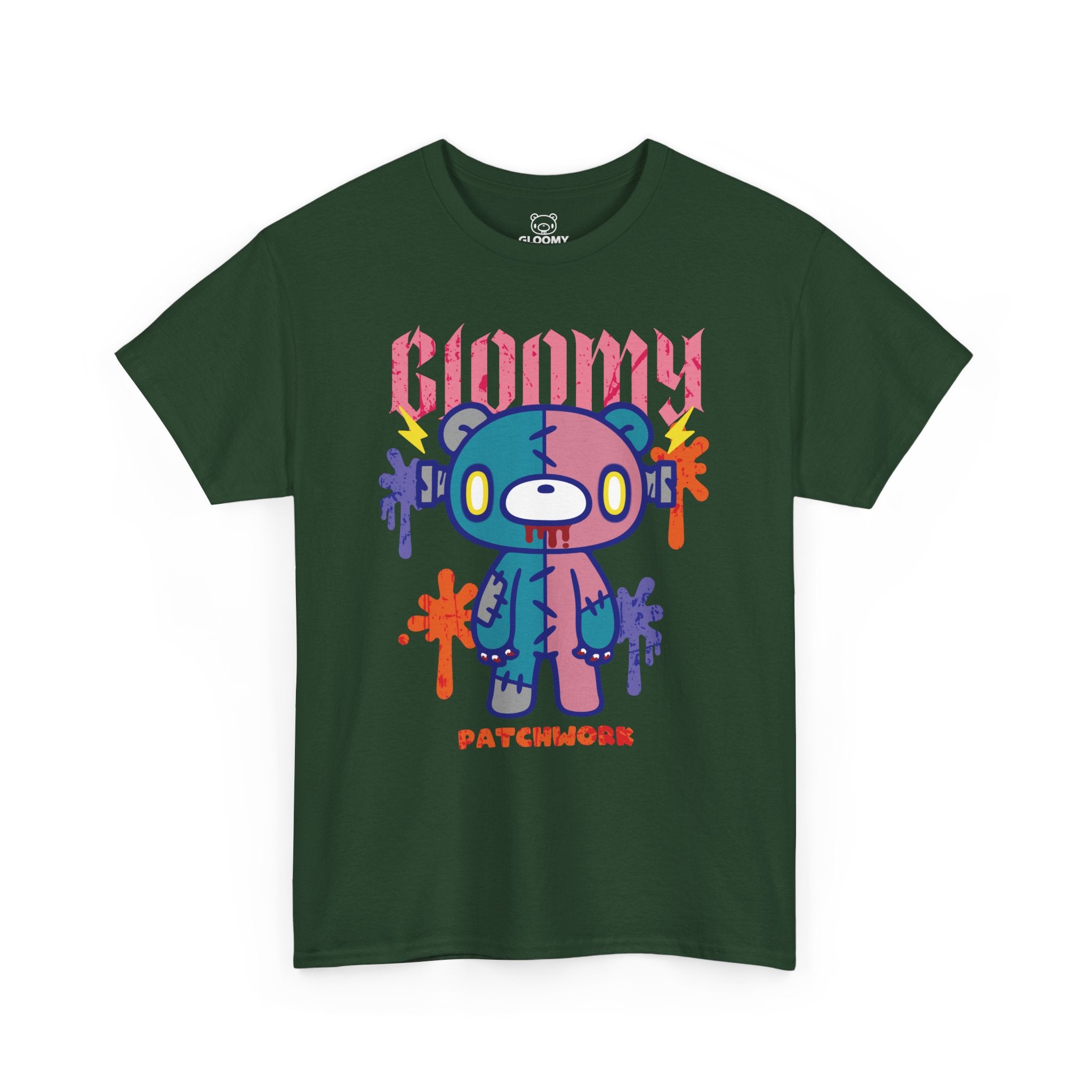 Gloomy Halloween Patchwork T-Shirt
