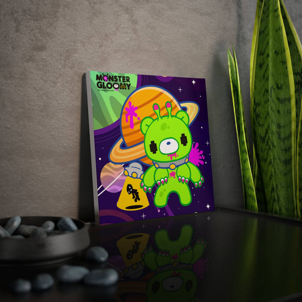 Gloomy Alien Monster Wall Canvas