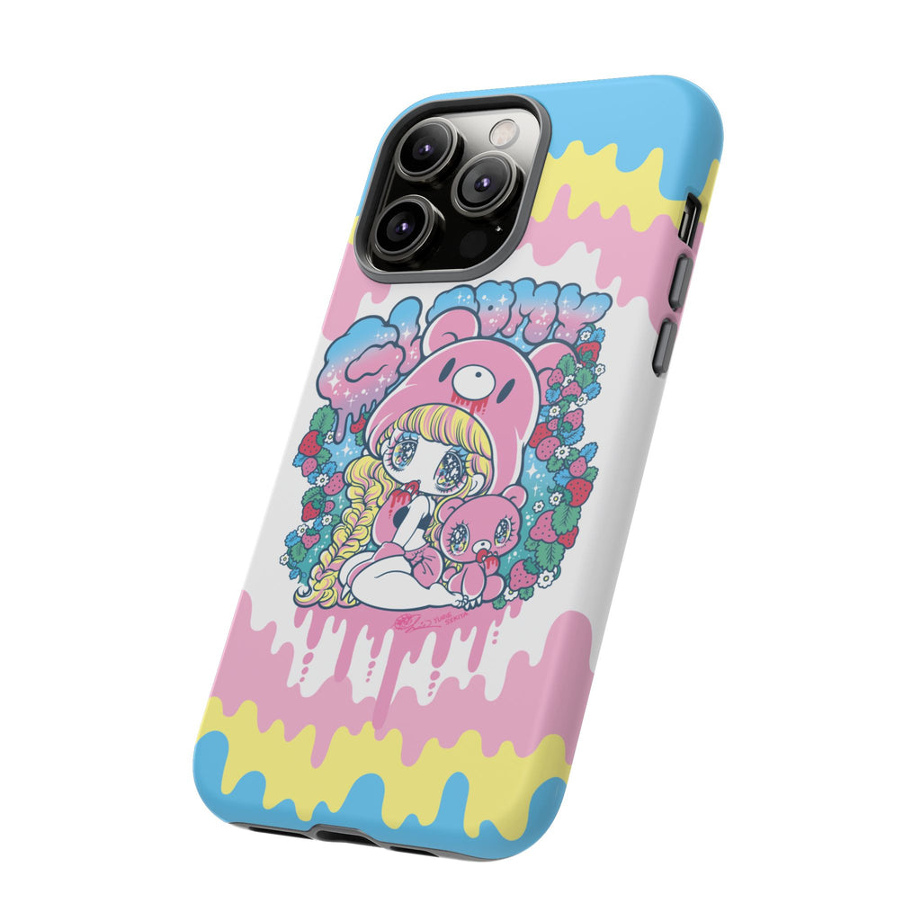 YURIE SEKIYA x GLOOMY BEAR ⭐️ GLOOMY-GIRL STRAWBERRY PHONE CASE