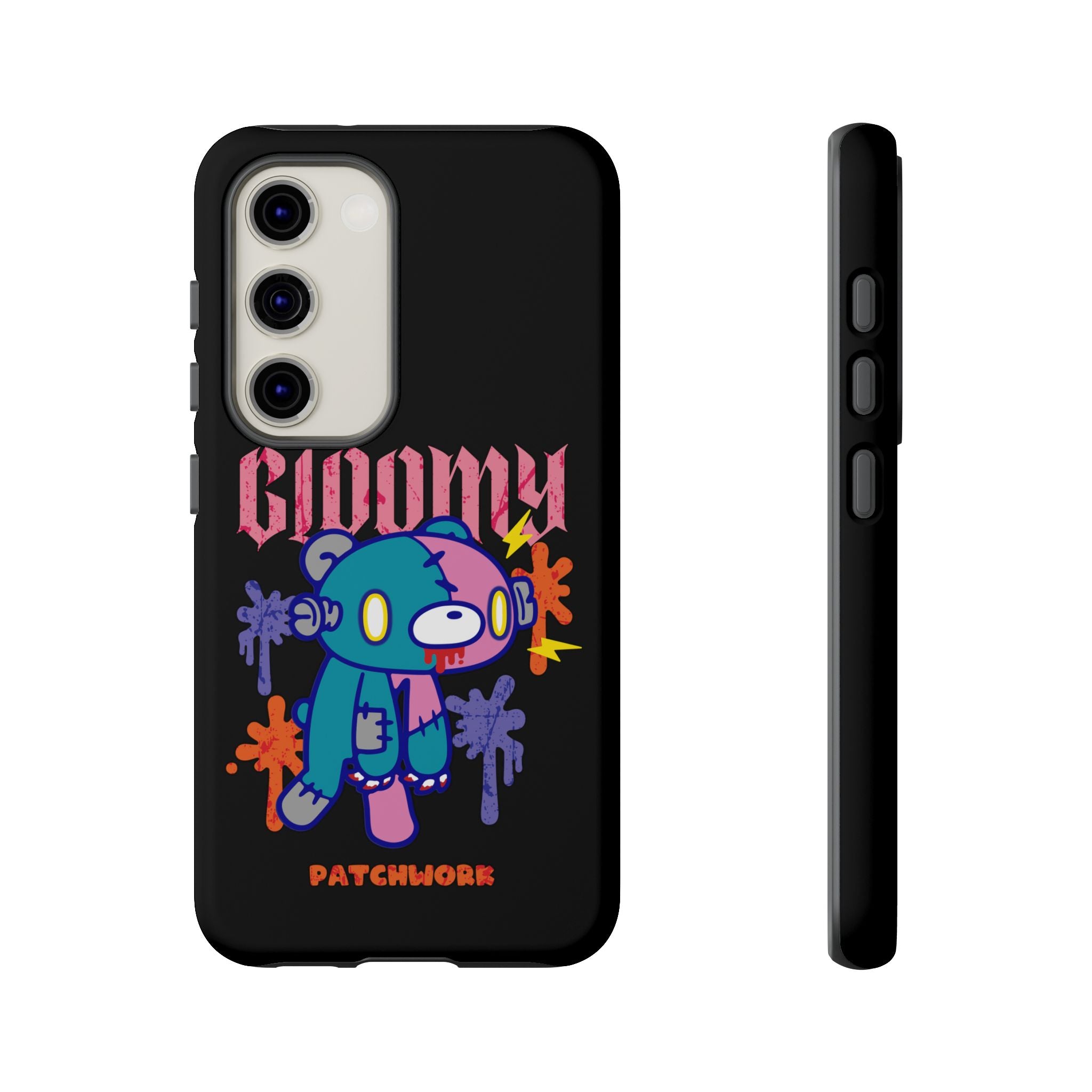 gloomy bear Halloween patchwork Phone Case