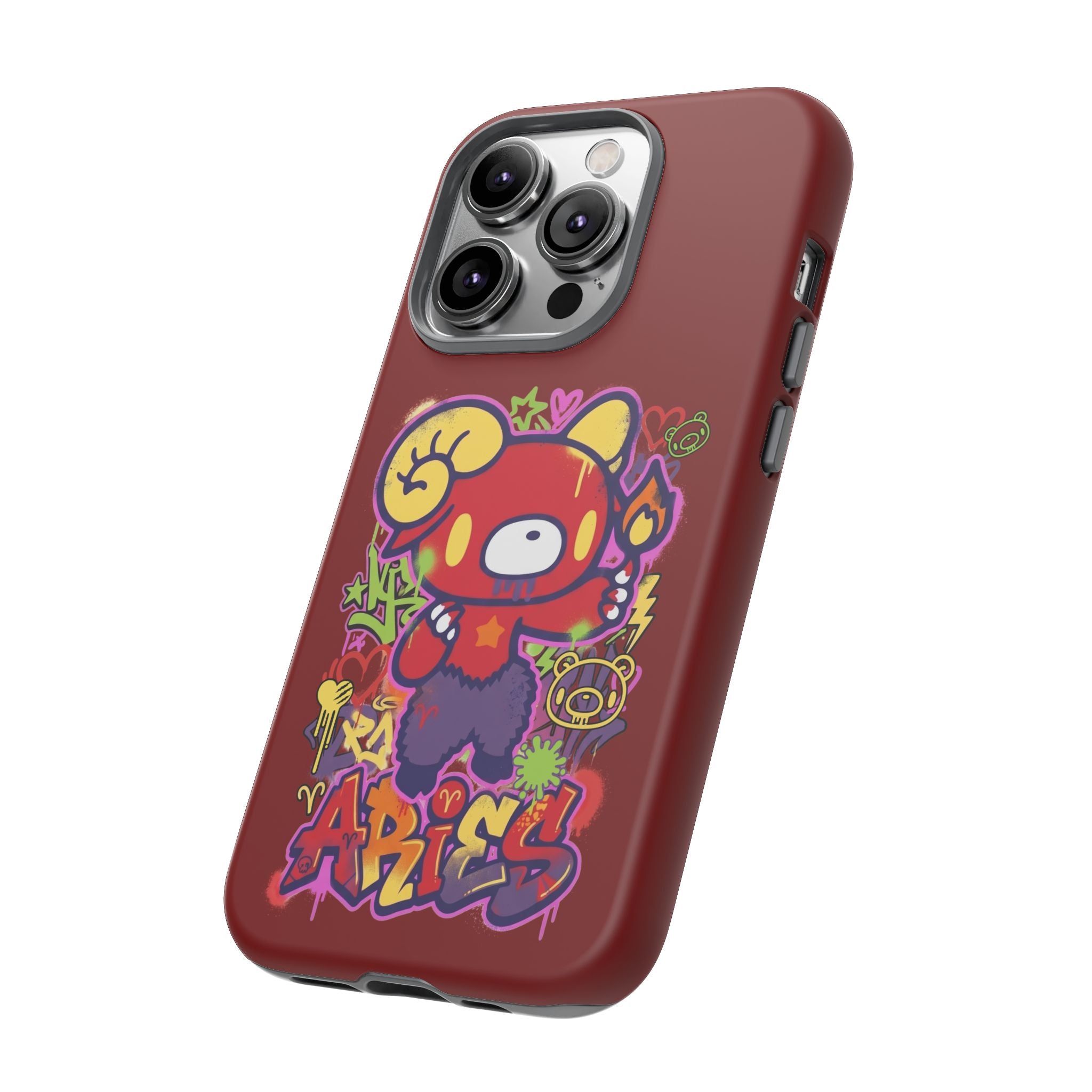Zodiac Aries  Gloomy Bear Phone Case