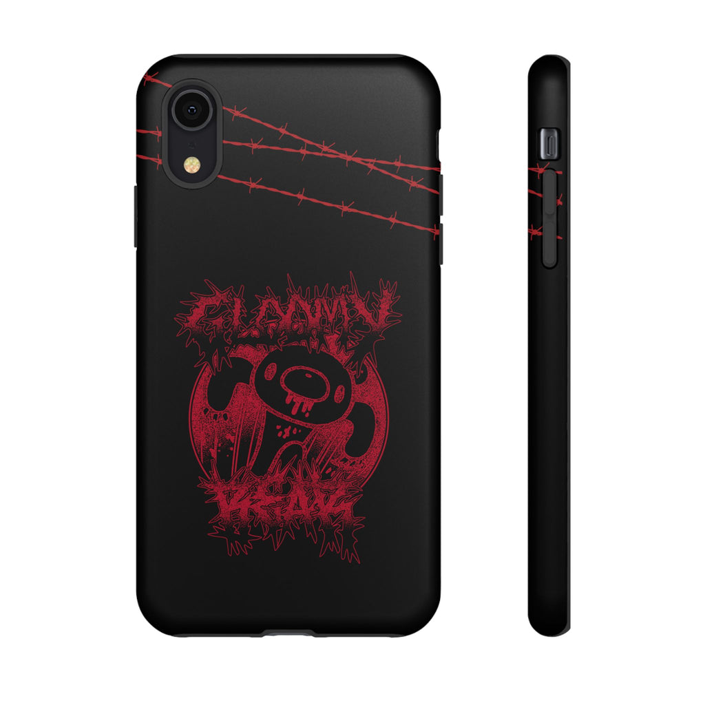 Gloomy Bear Metal Show Red Phone Case