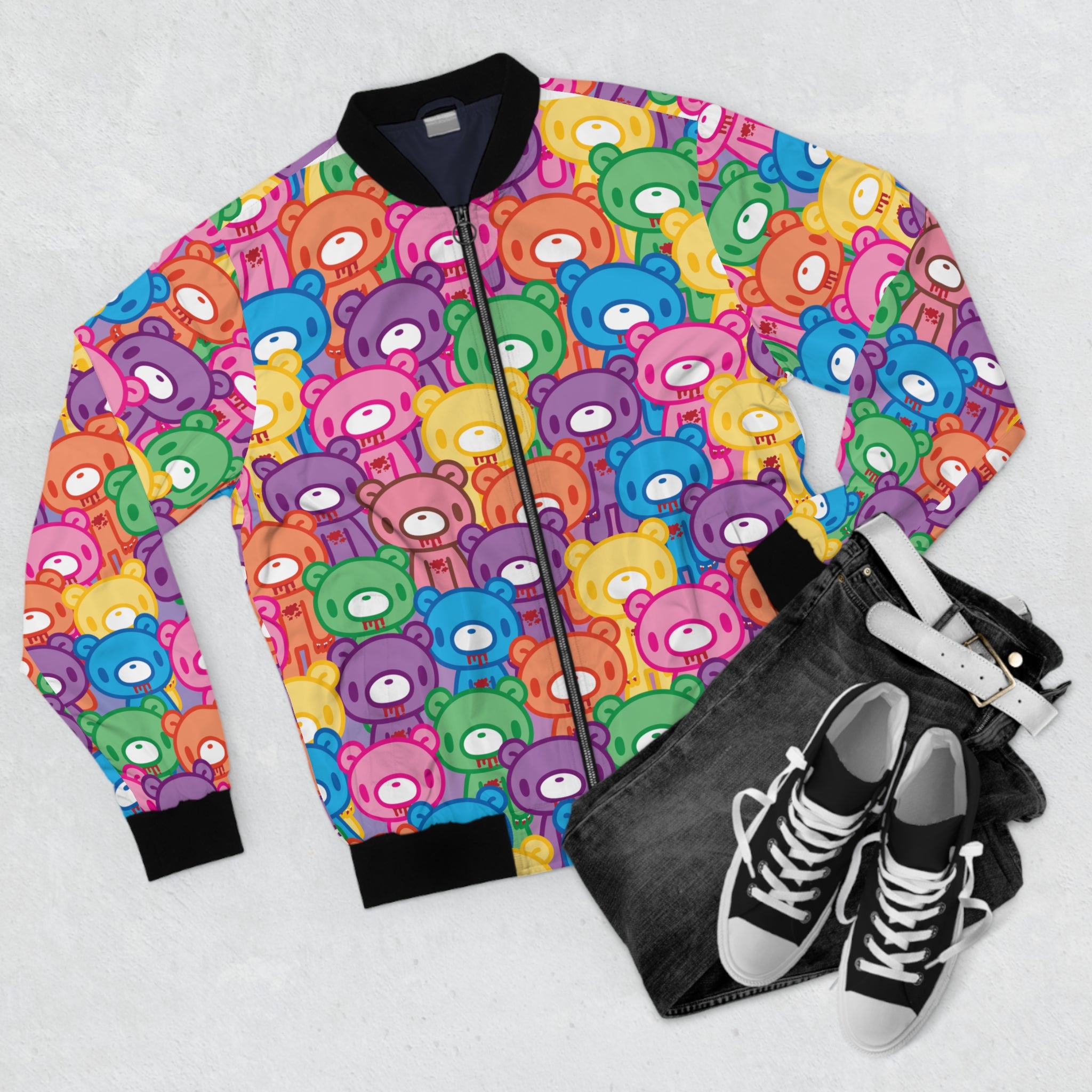 Gloomy Bear "Rainbow Dreams" Bomber Jacket