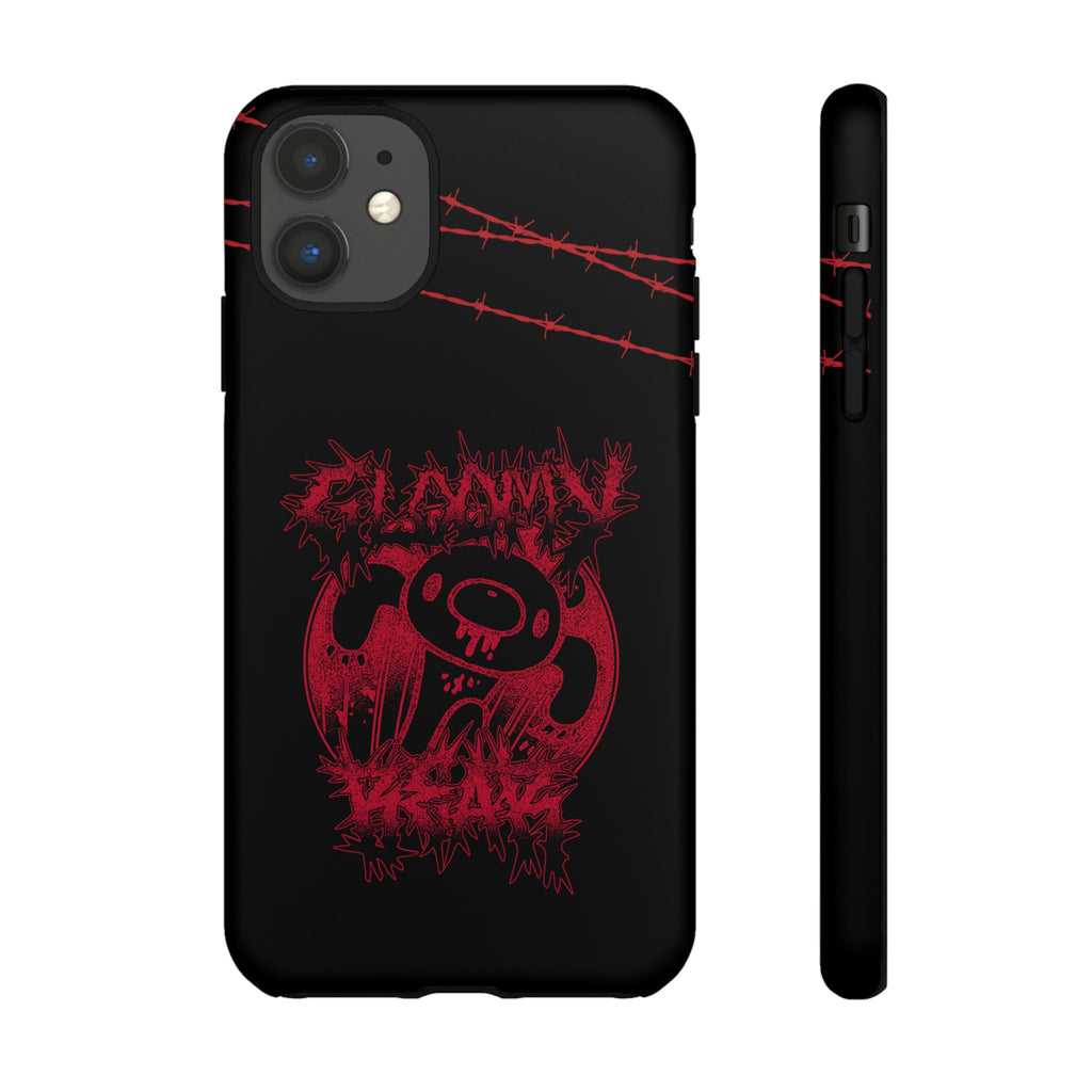 Gloomy Bear Metal Show Red Phone Case