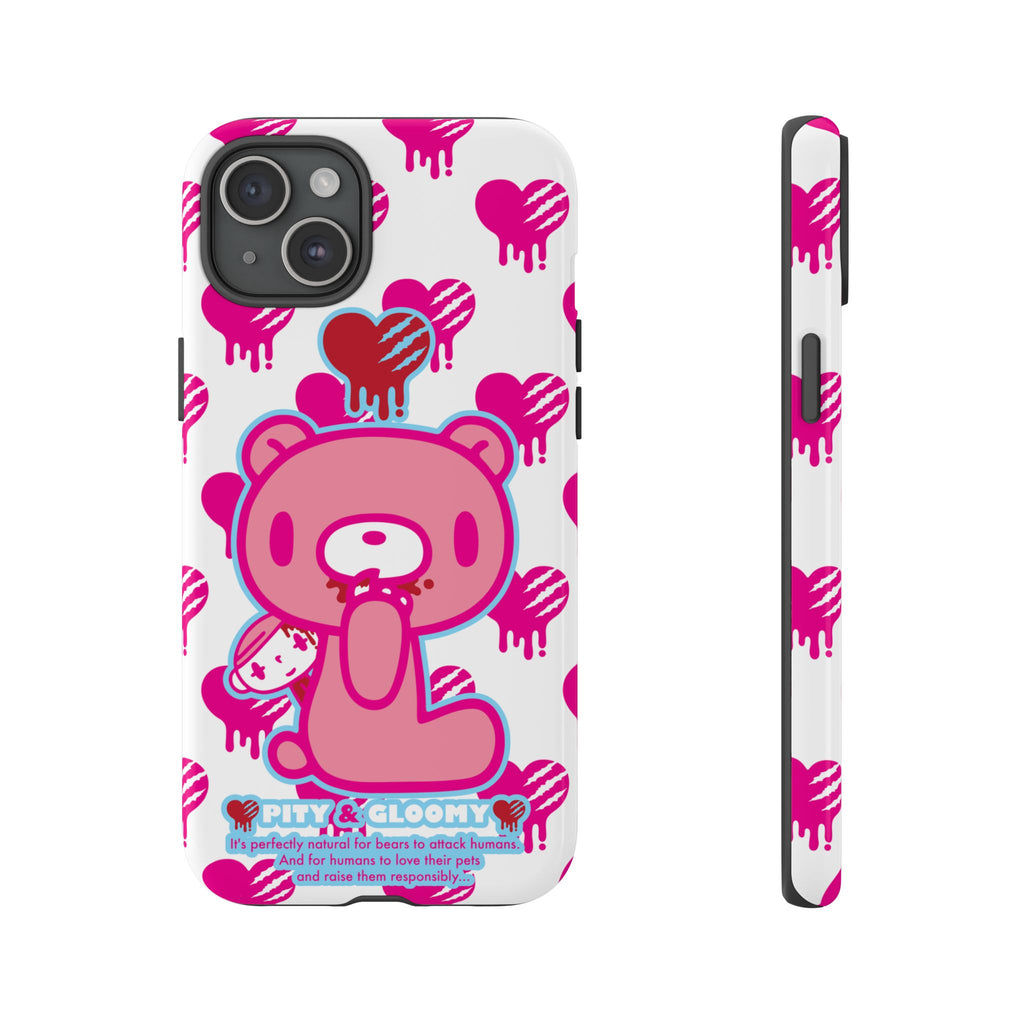 Gloomy Bear White - Tough Phone Case