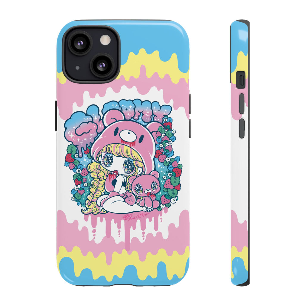 YURIE SEKIYA x GLOOMY BEAR ⭐️ GLOOMY-GIRL STRAWBERRY PHONE CASE