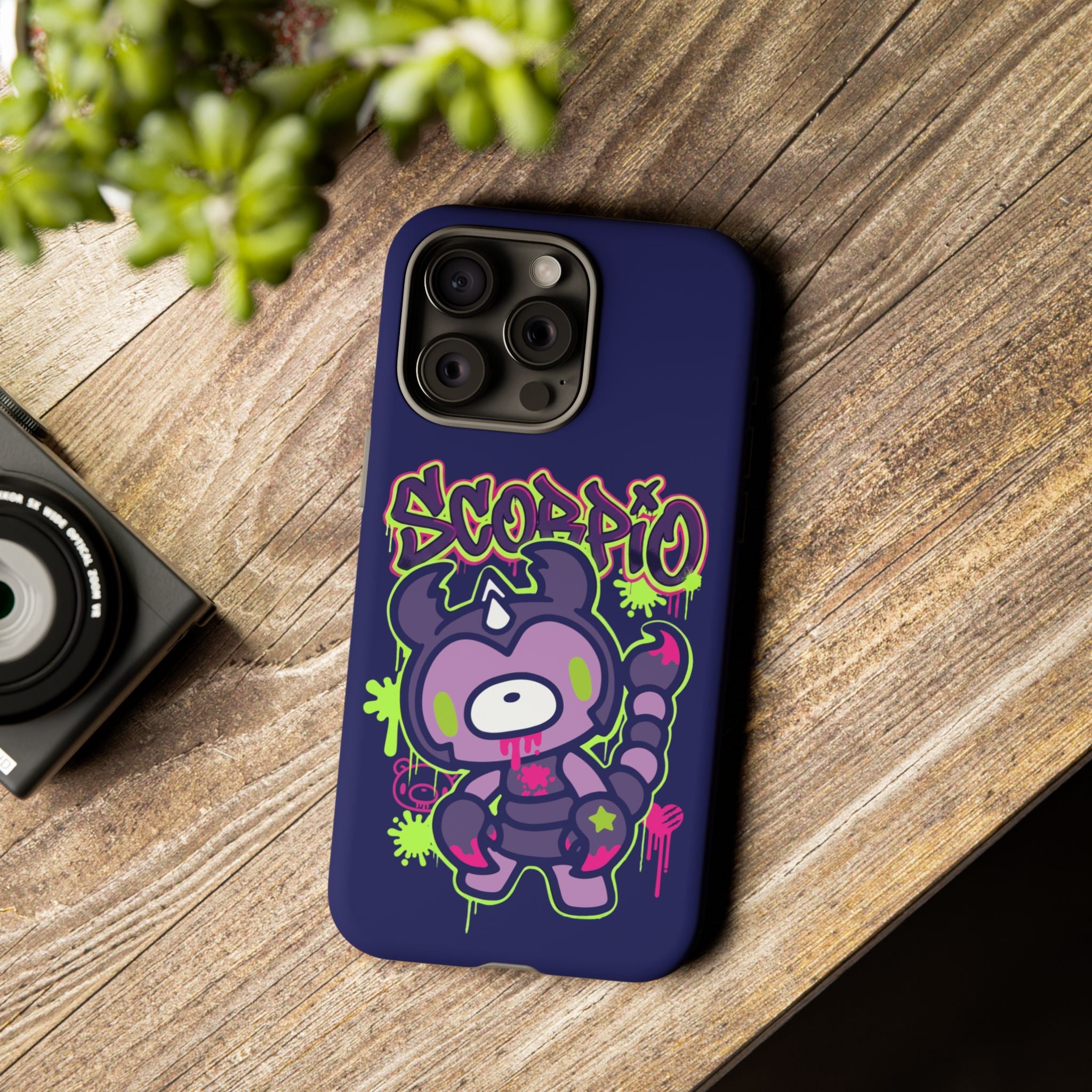 Zodiac Scorpio Gloomy Bear Phone Case