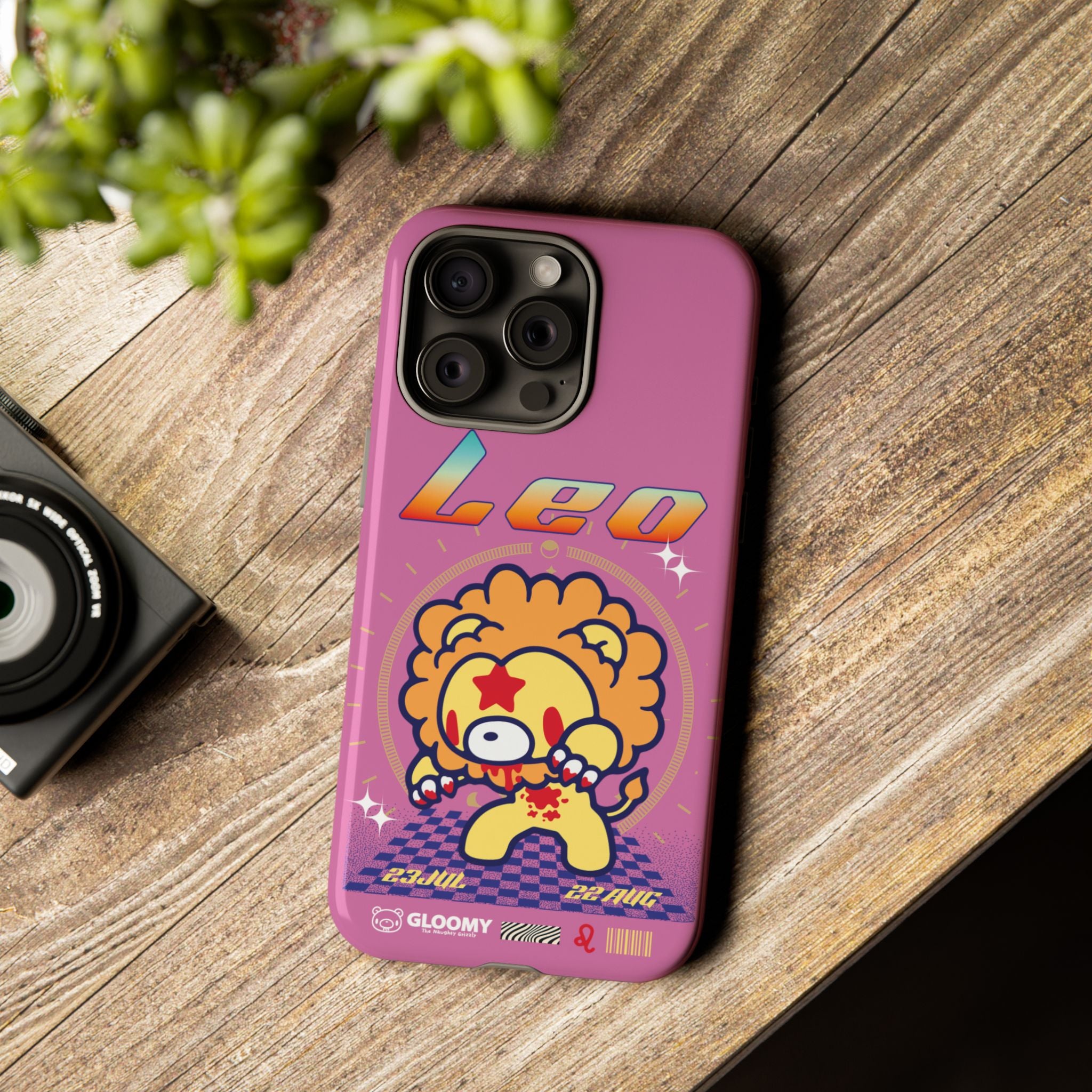 Zodiac Leo gloomy bear Phone Case