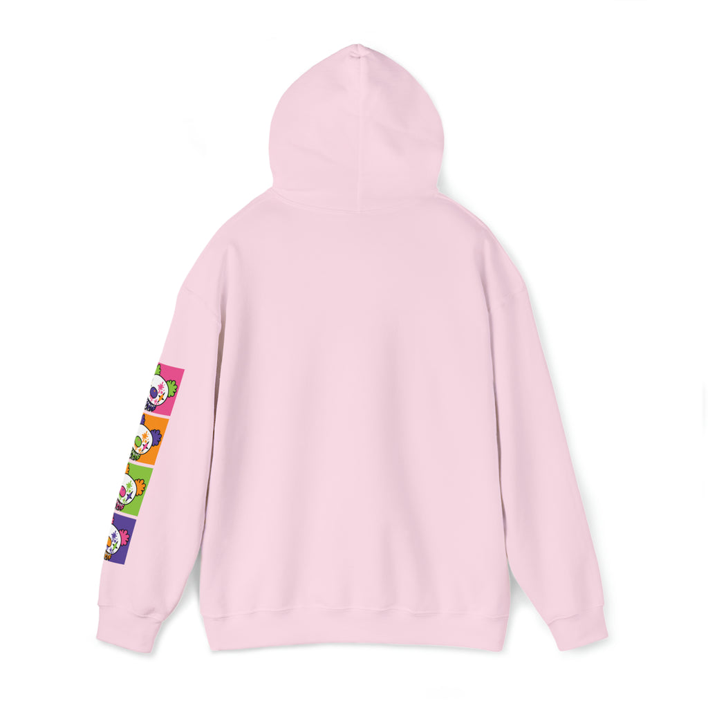 Gloomy Clown Multicolor Unisex Hooded Sweatshirt