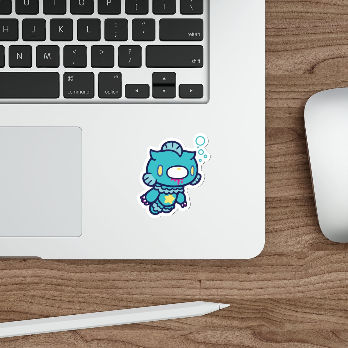 Gloomy Zodiac Pisces Die-Cut Stickers