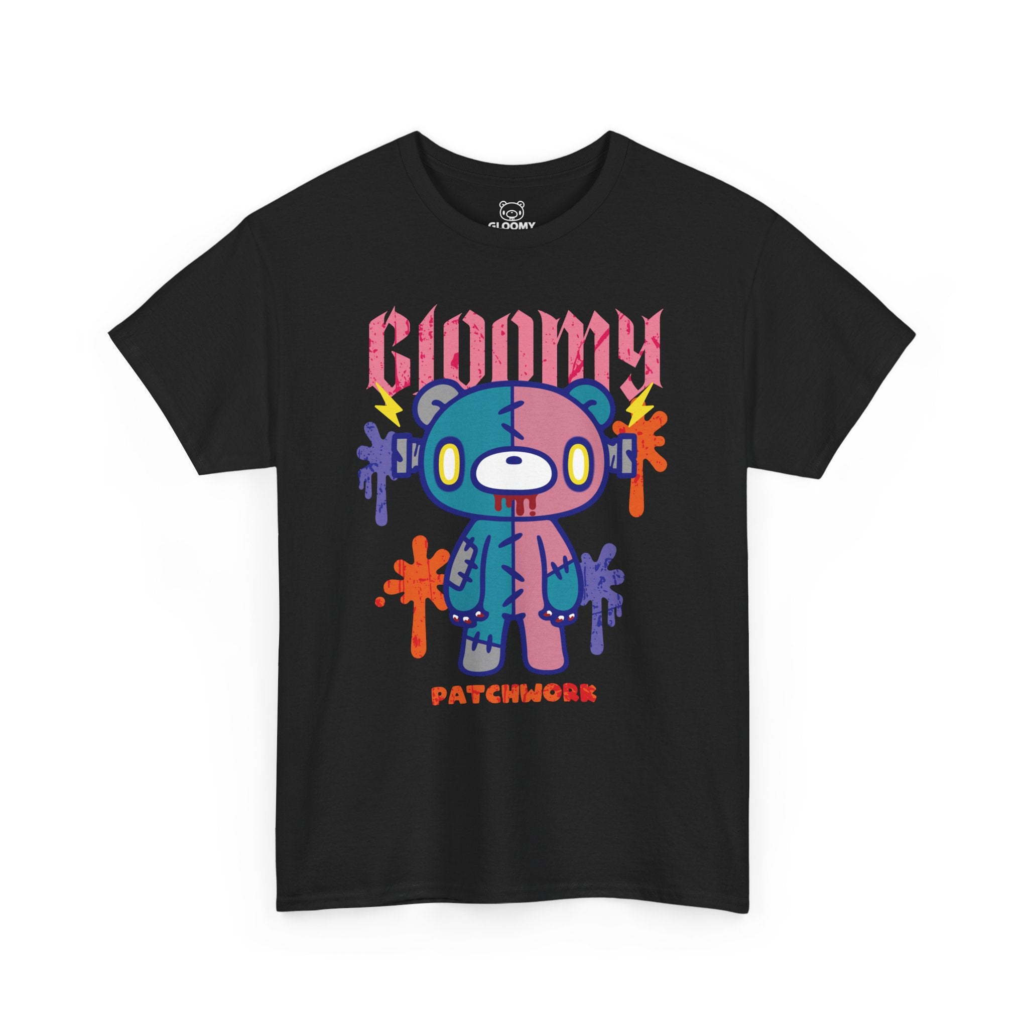 Gloomy Halloween Patchwork T-Shirt
