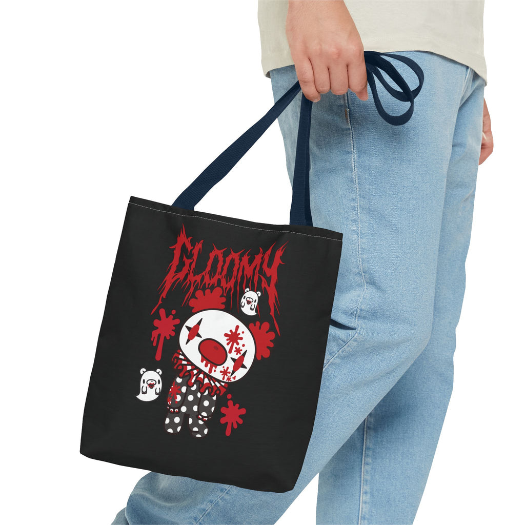 Gloomy Bear Halloween Sletchy Coown Tote Bag - 2024